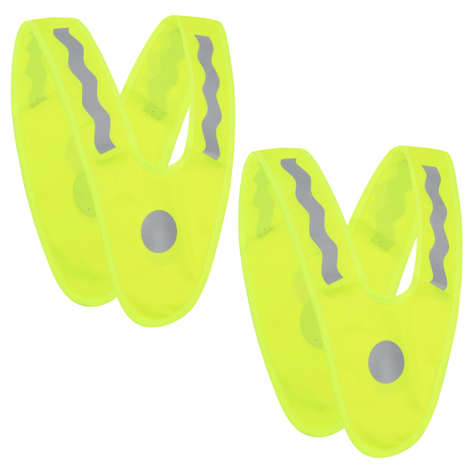 lzijun 2 STK Kinder Warnwesten, Sicherheitsweste, Leuchtweste Reflektorweste, Reflektierende Weste Warnkragen für Kinder, Fahrrad, Auto Kinderwarnweste Angebot bei HelloDeals