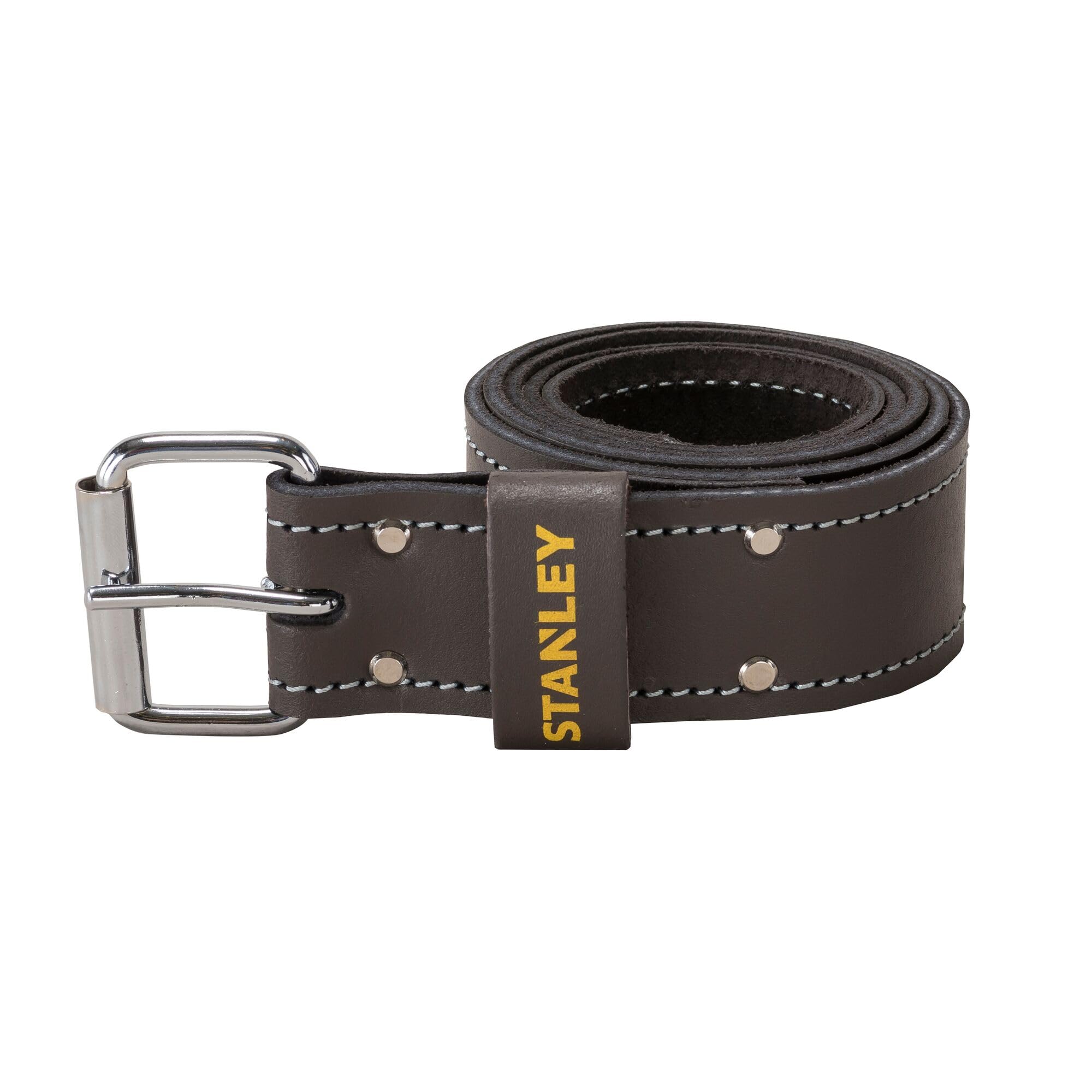 STANLEY STST1-80119 Leather Belt - Dark Brown 1 Multicolor Angebot bei HelloDeals