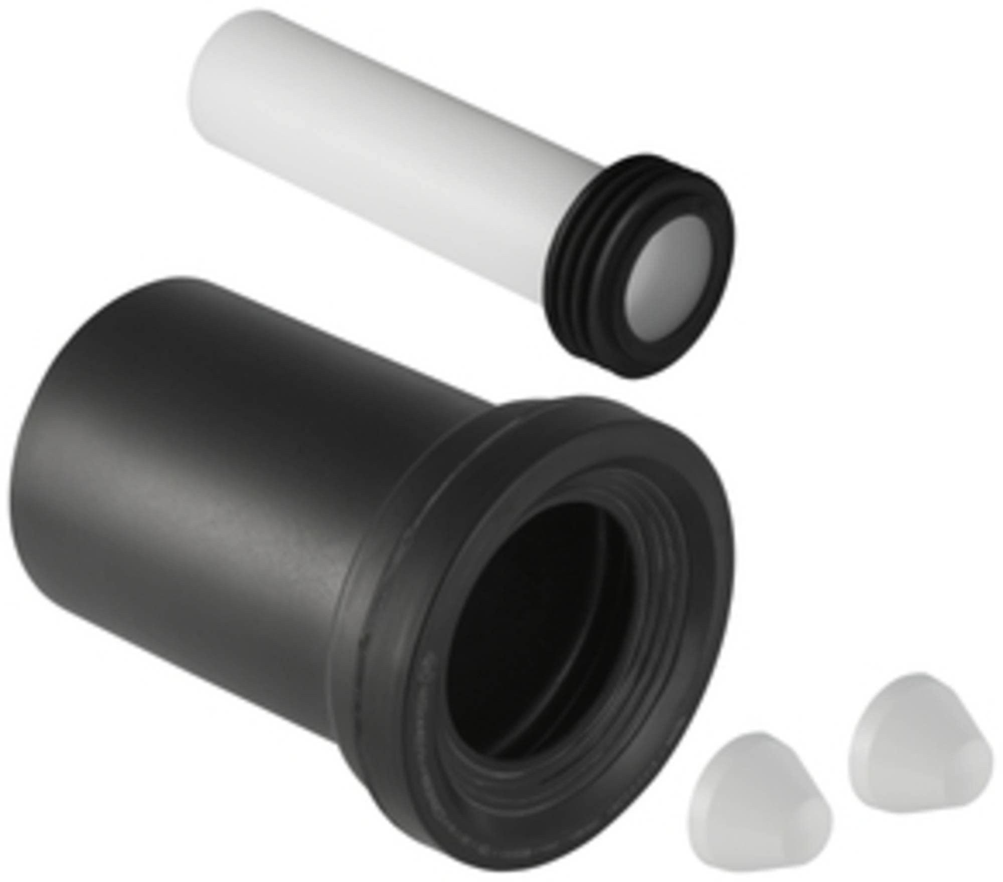 Geberit Zu- und Ablaufgarnitur für Wand-WC, 185 mm lang Single Angebot bei HelloDeals