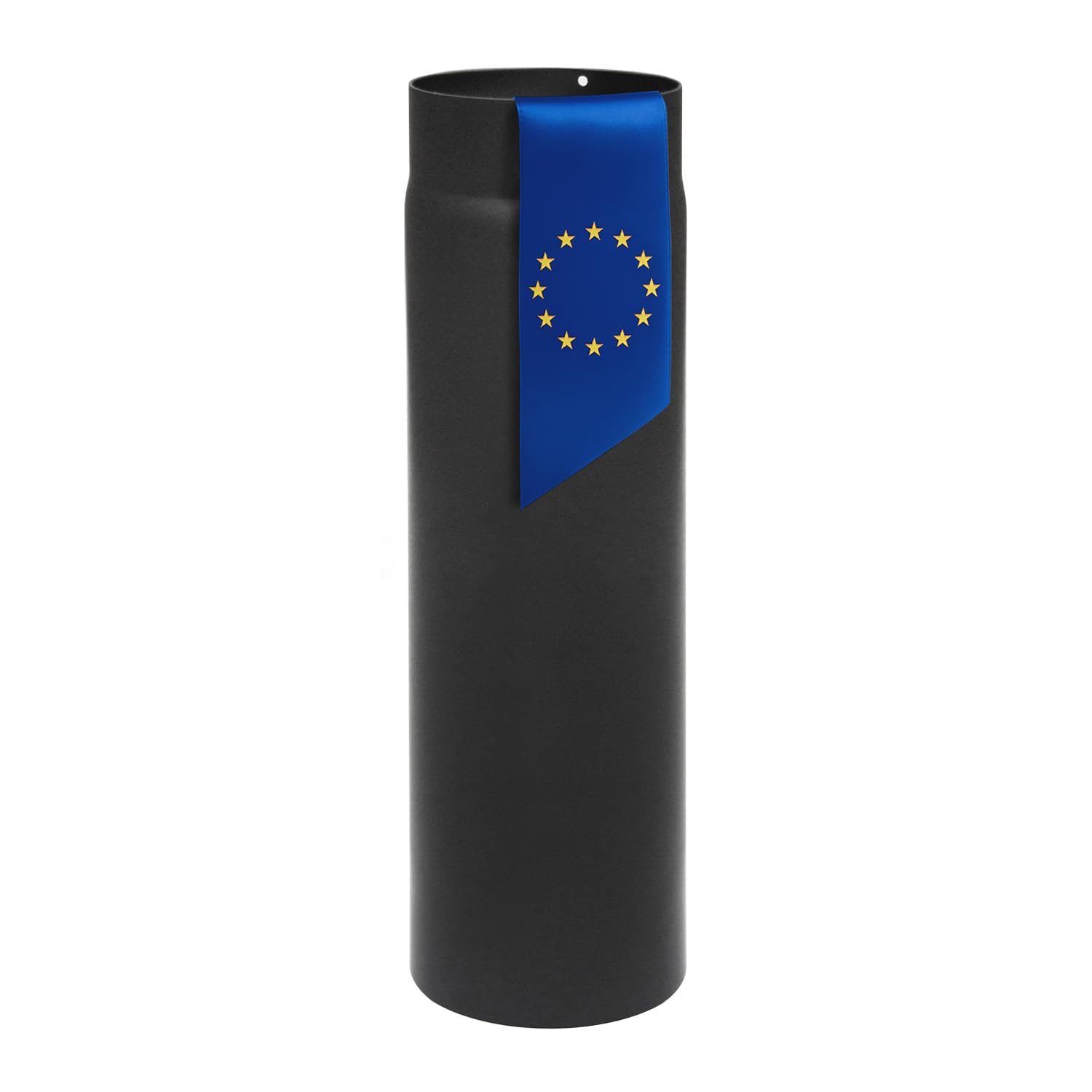 raik Rauchrohr Ofenrohr 150 mm Durchmesser 500 mm Länge Materialstärke 2 mm legierter Stahl Senotherm-Beschichtung eingebrannt schwarz Made in EU bis 600°C Angebot bei HelloDeals