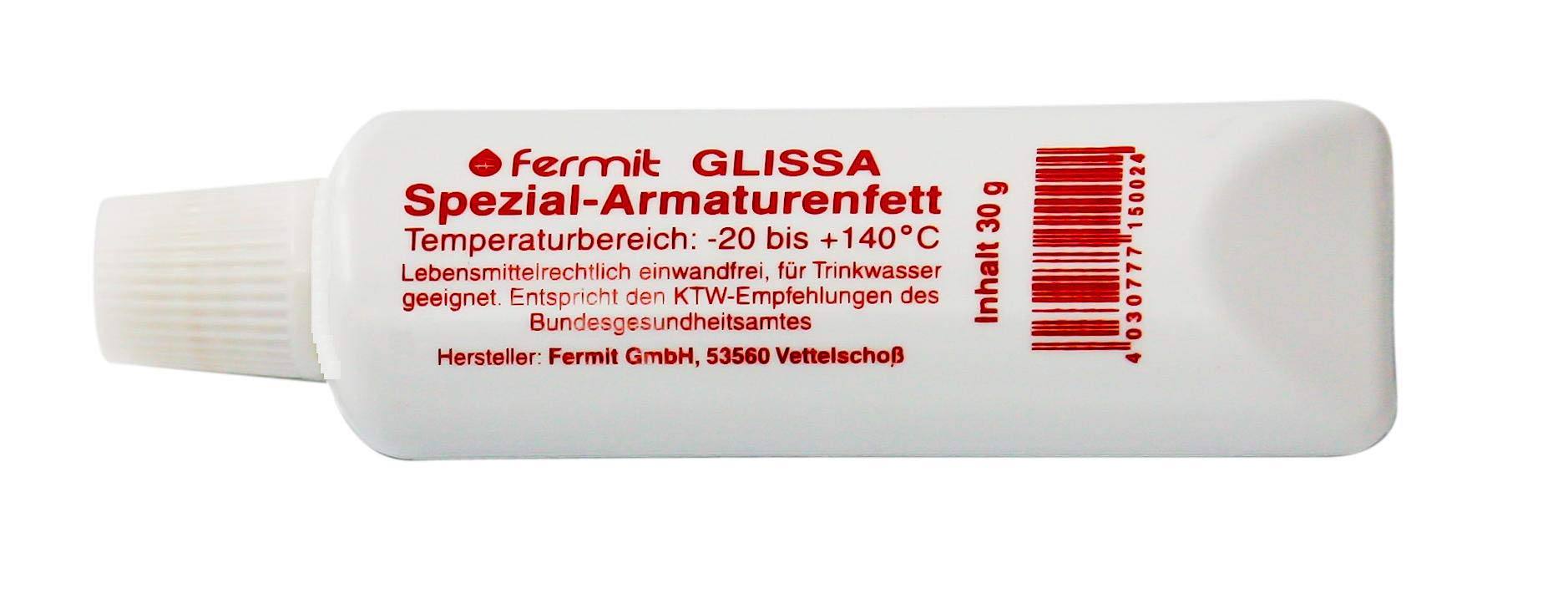 Fermit - Glissa Armaturenfett , 30 g Tube Angebot bei HelloDeals