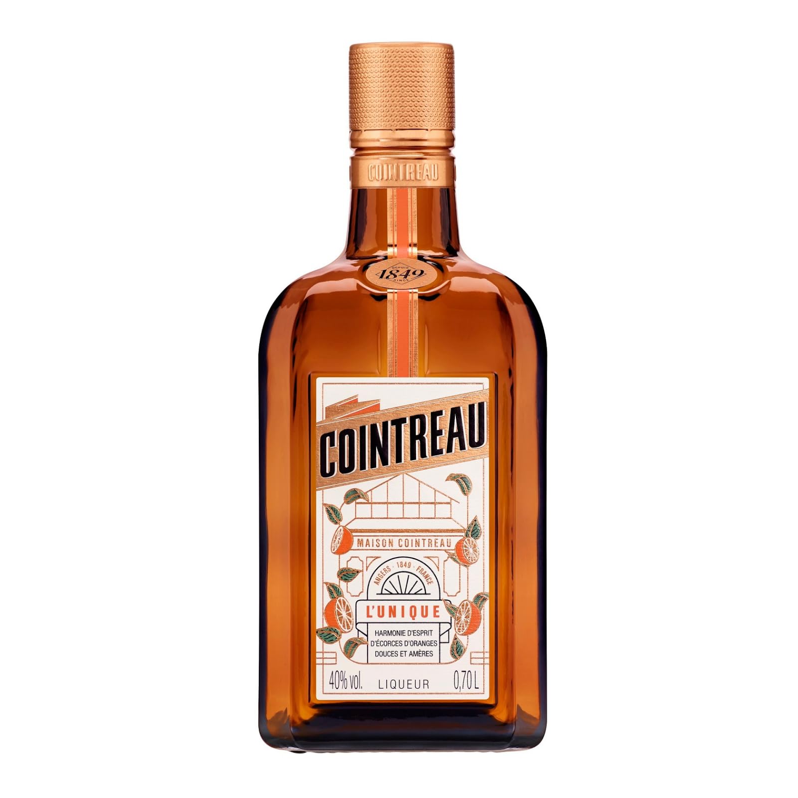 Cointreau Orangenlikör mit 40% vol. (1 x 0,7l) | Der perfekte Likör für Cocktails aus 100% natürlichen Zutaten Angebot bei HelloDeals