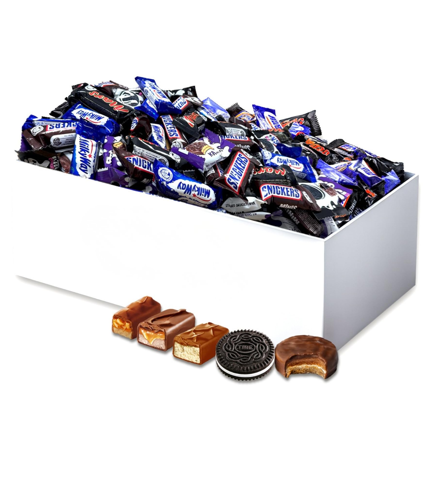 Capico Cookies Mix Box mit Snickers, Mars, Milky Way (2kg) ca. 150 Teile Angebot bei HelloDeals
