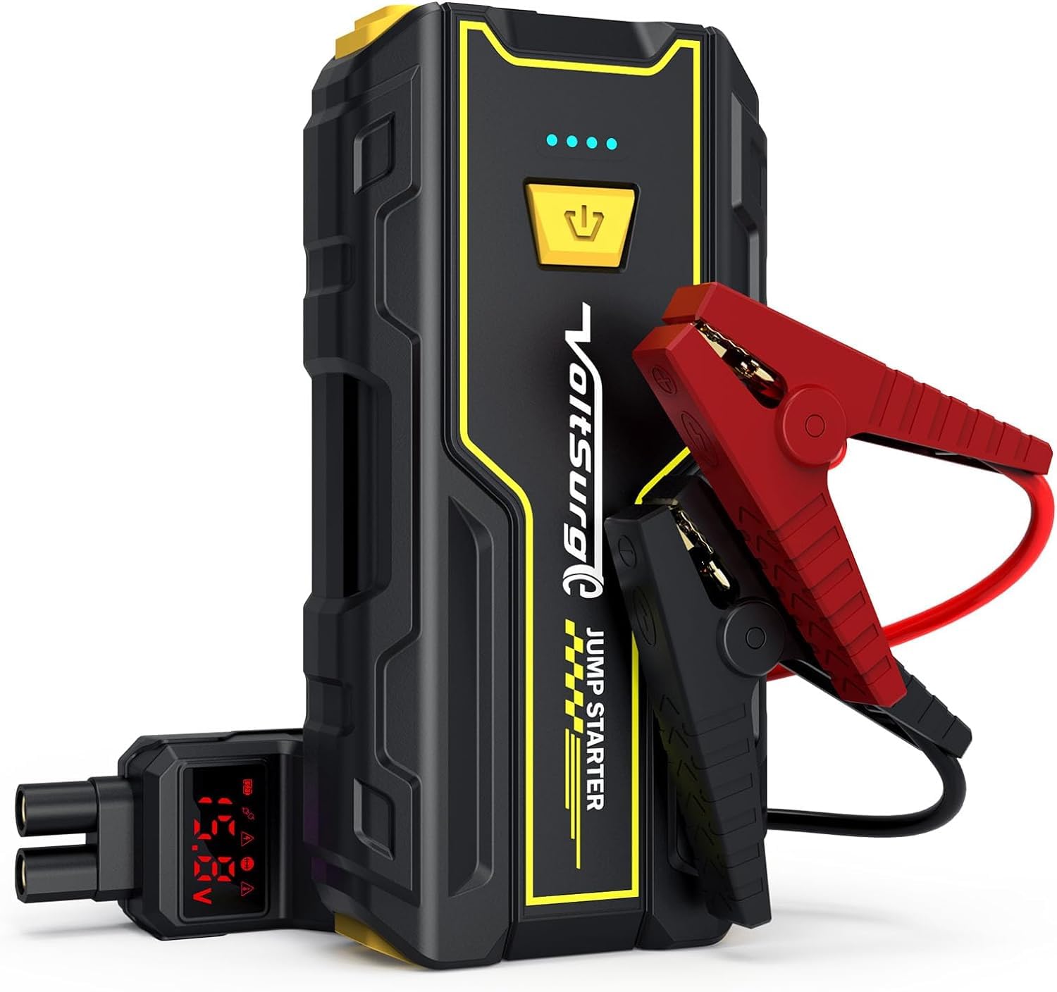VoltSurge Starthilfe Powerbank, 5000A Spitzstrom, Auto Starthilfe Powerbank für 12V Jump Starter (7,0L Benzin Oder 5,5L Diesel), Starter Powerbank mit LED Taschenlampe Angebot bei HelloDeals