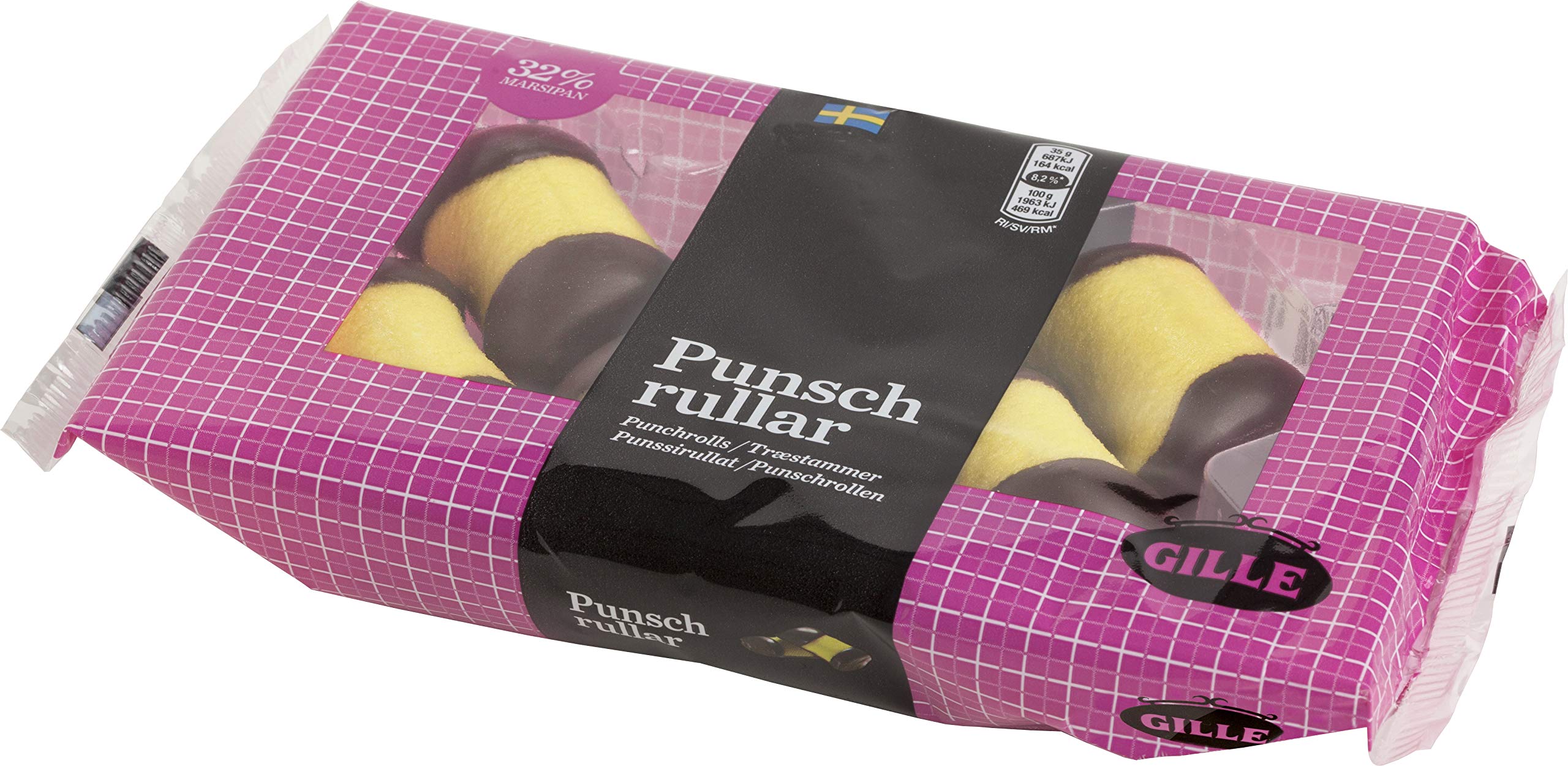Schwedische Punschrollen, traditionelle Winterspezialität, Marzipangebäck, 180g (1er Pack) Angebot bei HelloDeals