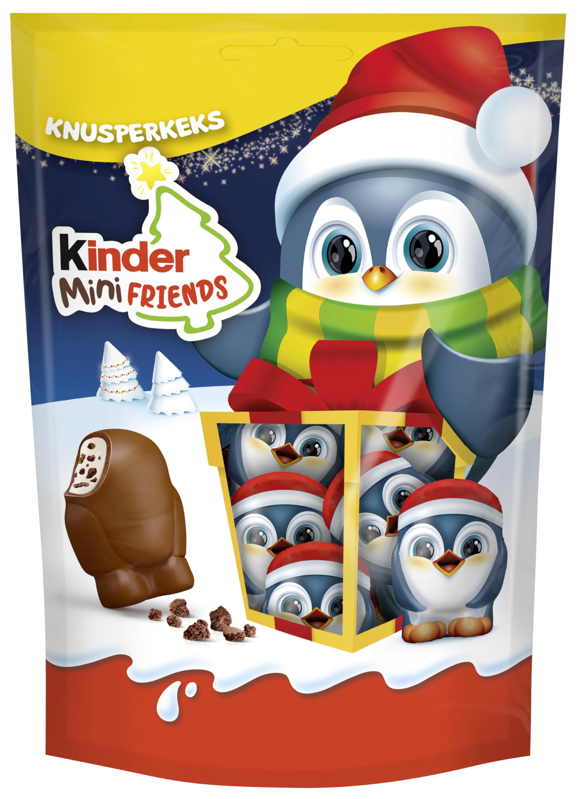 kinder Mini Friends Knusperkeks – leckere Schokoladen-Spezialität zu Weihnachten – 122g Kinder Mini Friends Knusperkeks 122g Angebot bei HelloDeals
