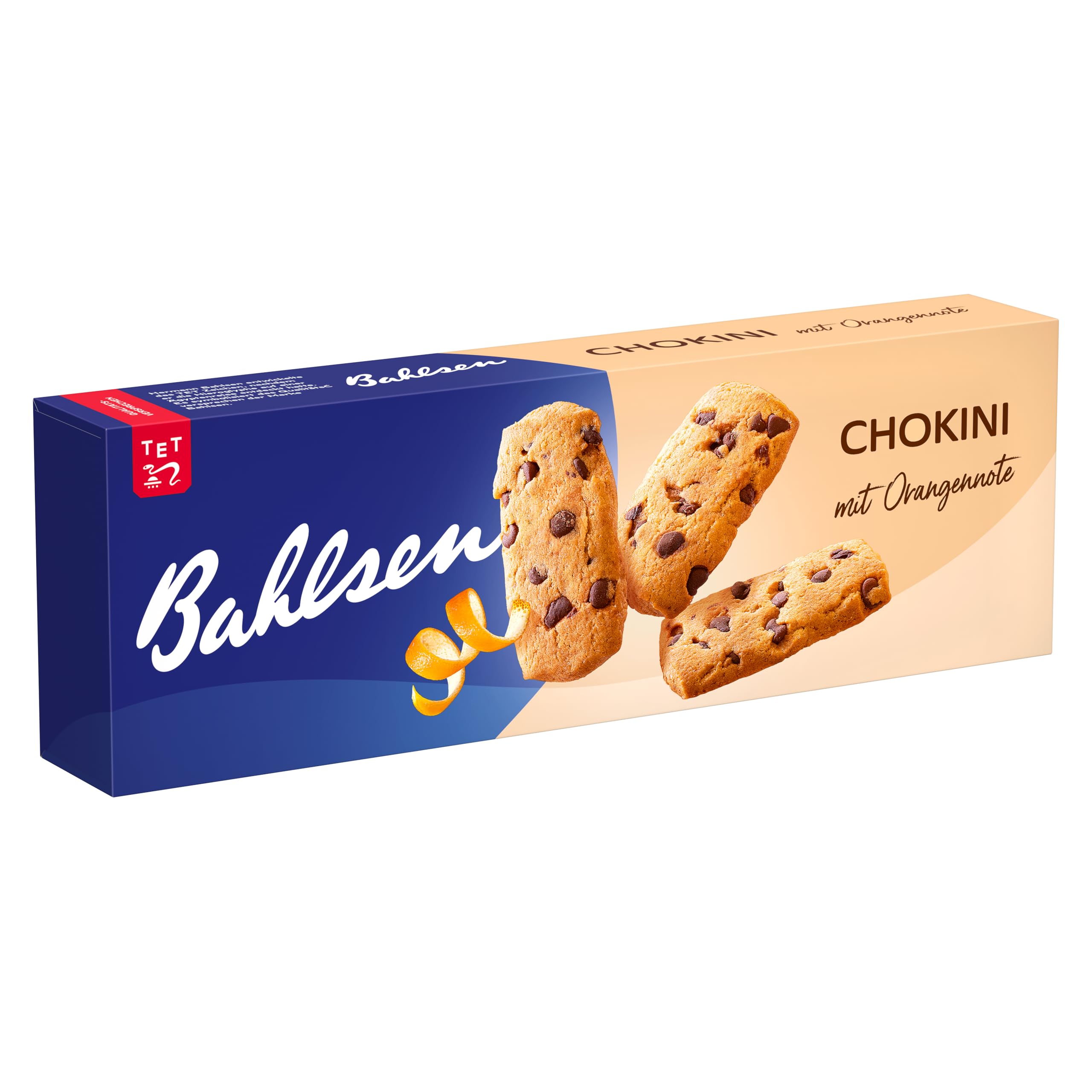 Bahlsen Chokini - 1er Pack - Mürbegebäck mit Schokostückchen und Orangennote (1 x 150 g) Angebot bei HelloDeals