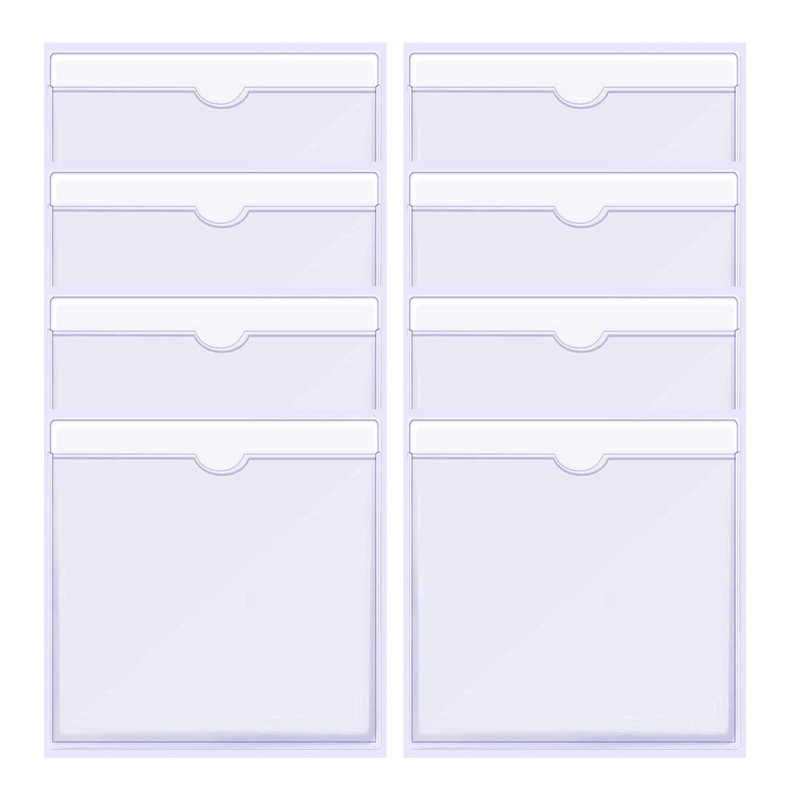 Lahviuu Parkscheinhalter,8pcs Transparent Parkschein Selbstklebende Halter Parkscheibe Schutzhülle Tickethalter Kfz Halterung für Parkausweis,für Auto, Abzeichen, Windschutzscheibe(10.5 * 10.5cm) 105x105 mm Angebot bei HelloDeals