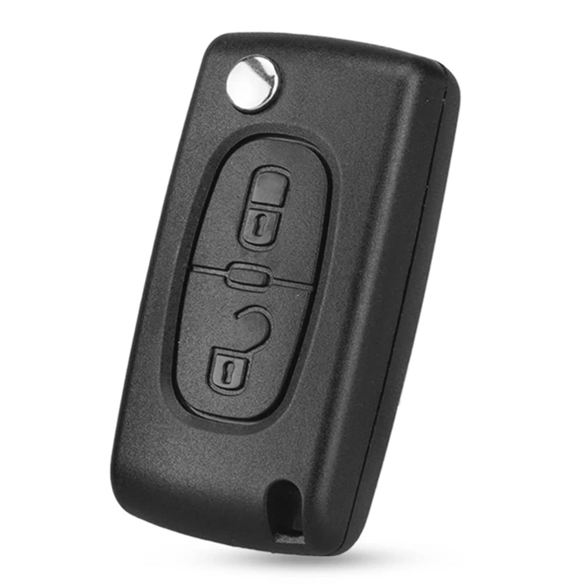 Ersatz-Autoschlüsselgehäuse passend für Peugeot 107 207 307 307S 308 407 607 2BT passend für Citroe-n C2 C3 C4 C5 C6 C8 Xsara, 2 Tasten Klappschlüsselgehäuse (CE0536) Angebot bei HelloDeals