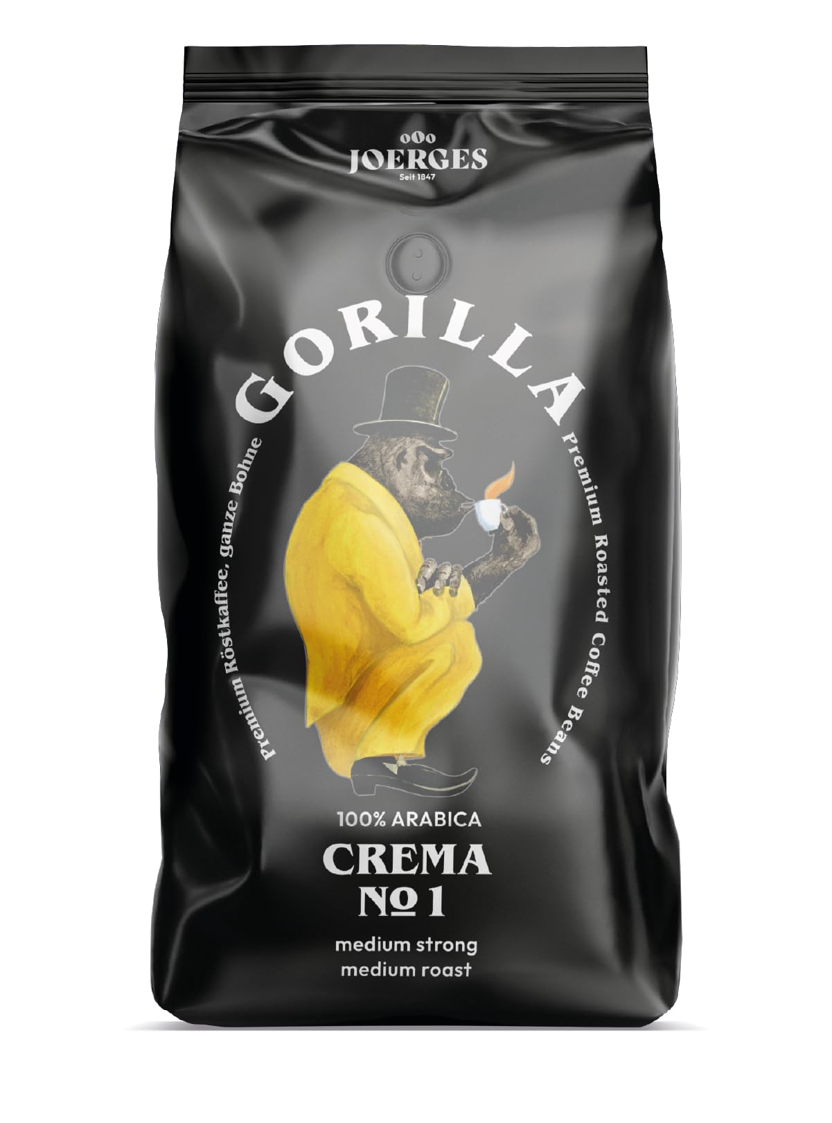 Joerges dark_roast, Espresso Gorilla Crema No.1, 1 kg Angebot bei HelloDeals