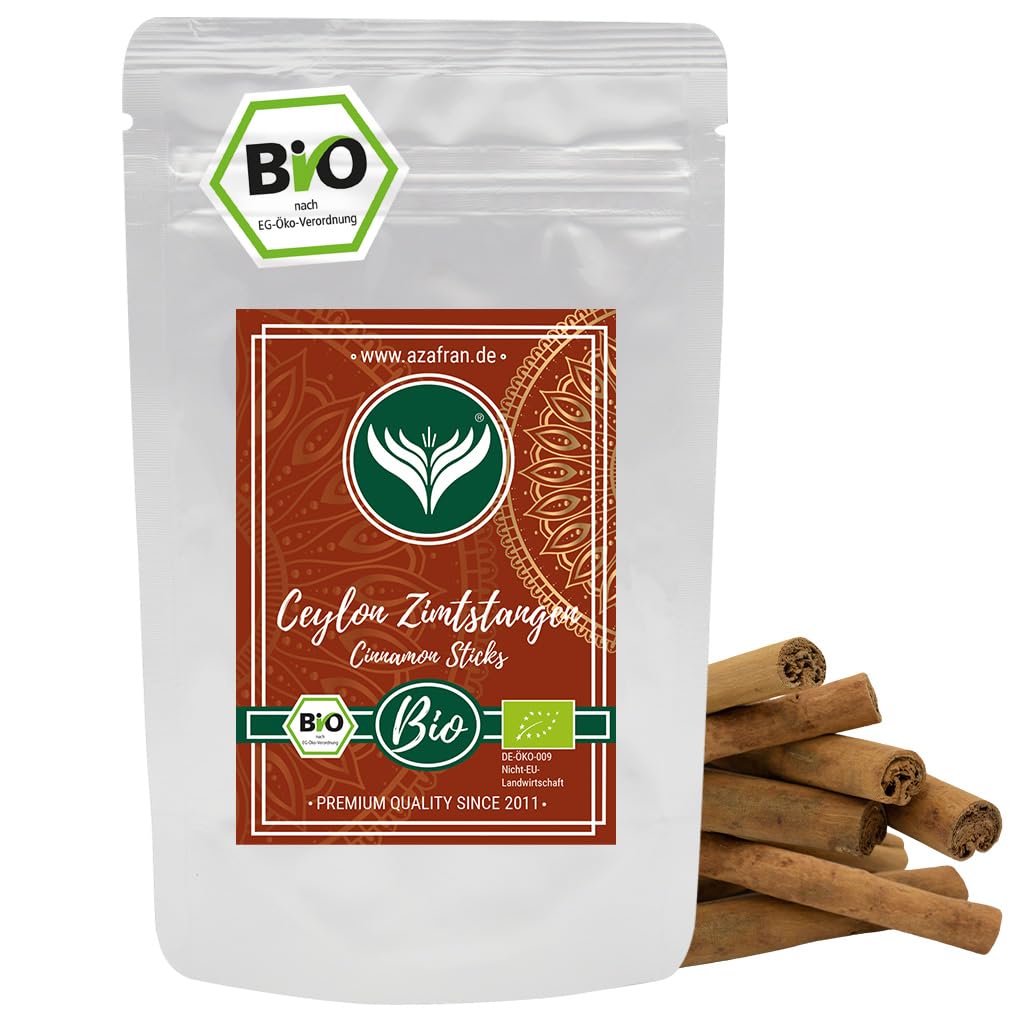 Azafran BIO Ceylon Zimt Zimtstangen 10 cm 20 Stk Angebot bei HelloDeals