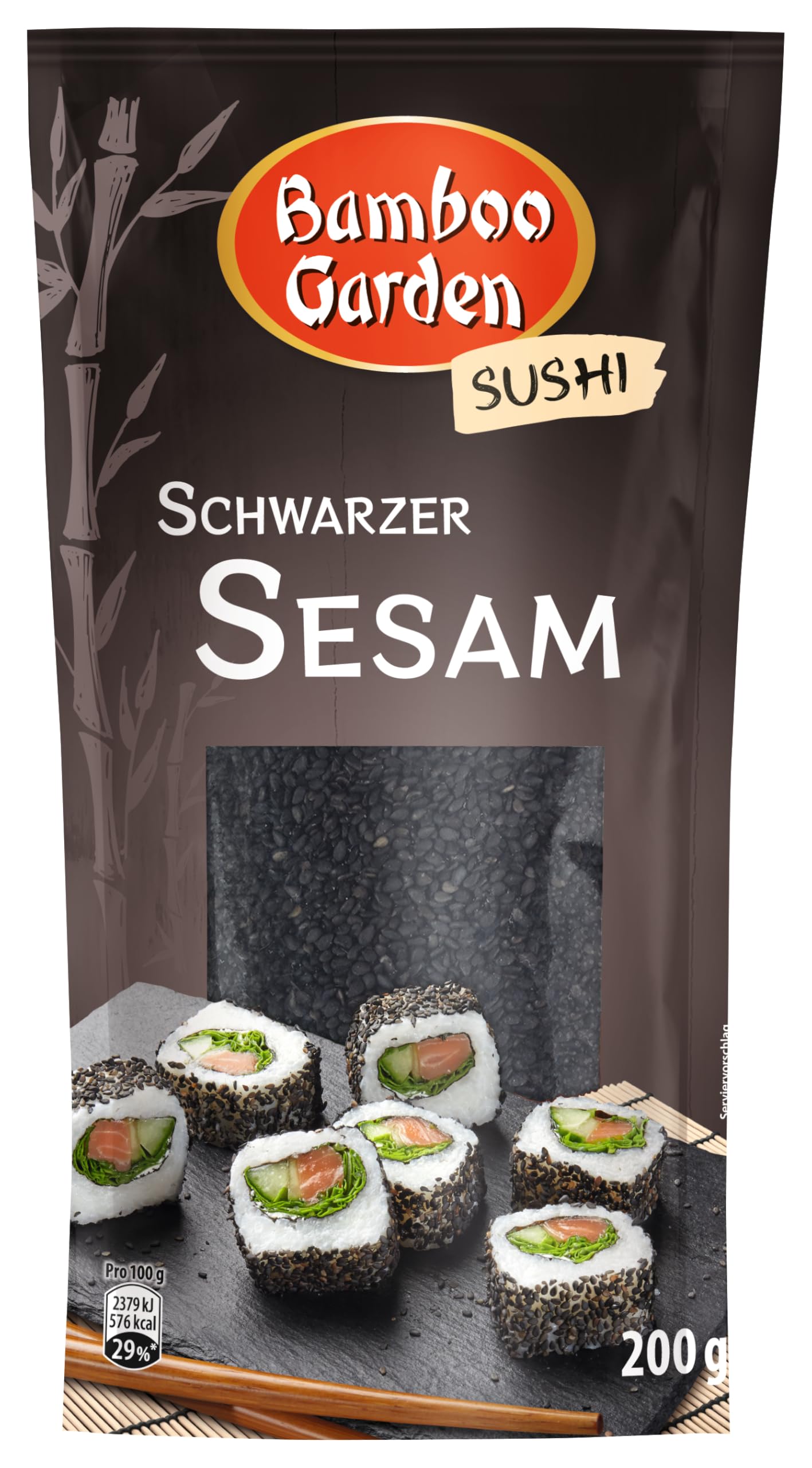 Bamboo Garden Sesam schwarz, 200 g (Verpackungsdesign kann abweichen) Single Angebot bei HelloDeals