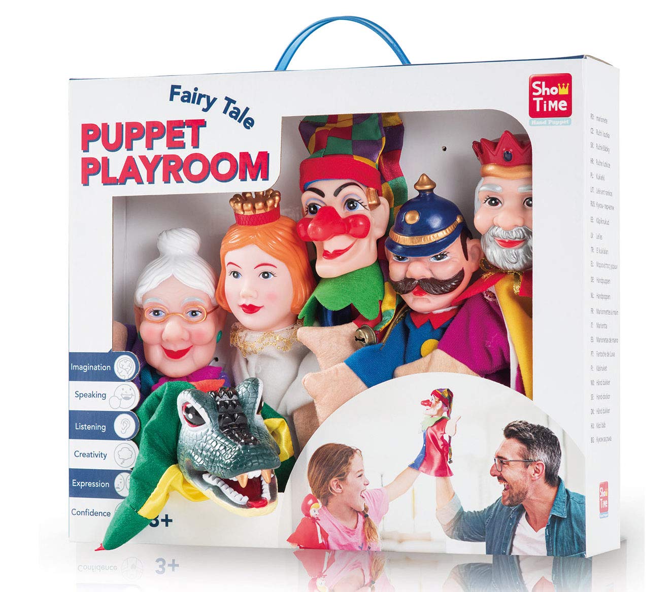 abgee 842 7330/6 EA Large 5 Handpuppen Zauberer von Oz, rot Angebot bei HelloDeals