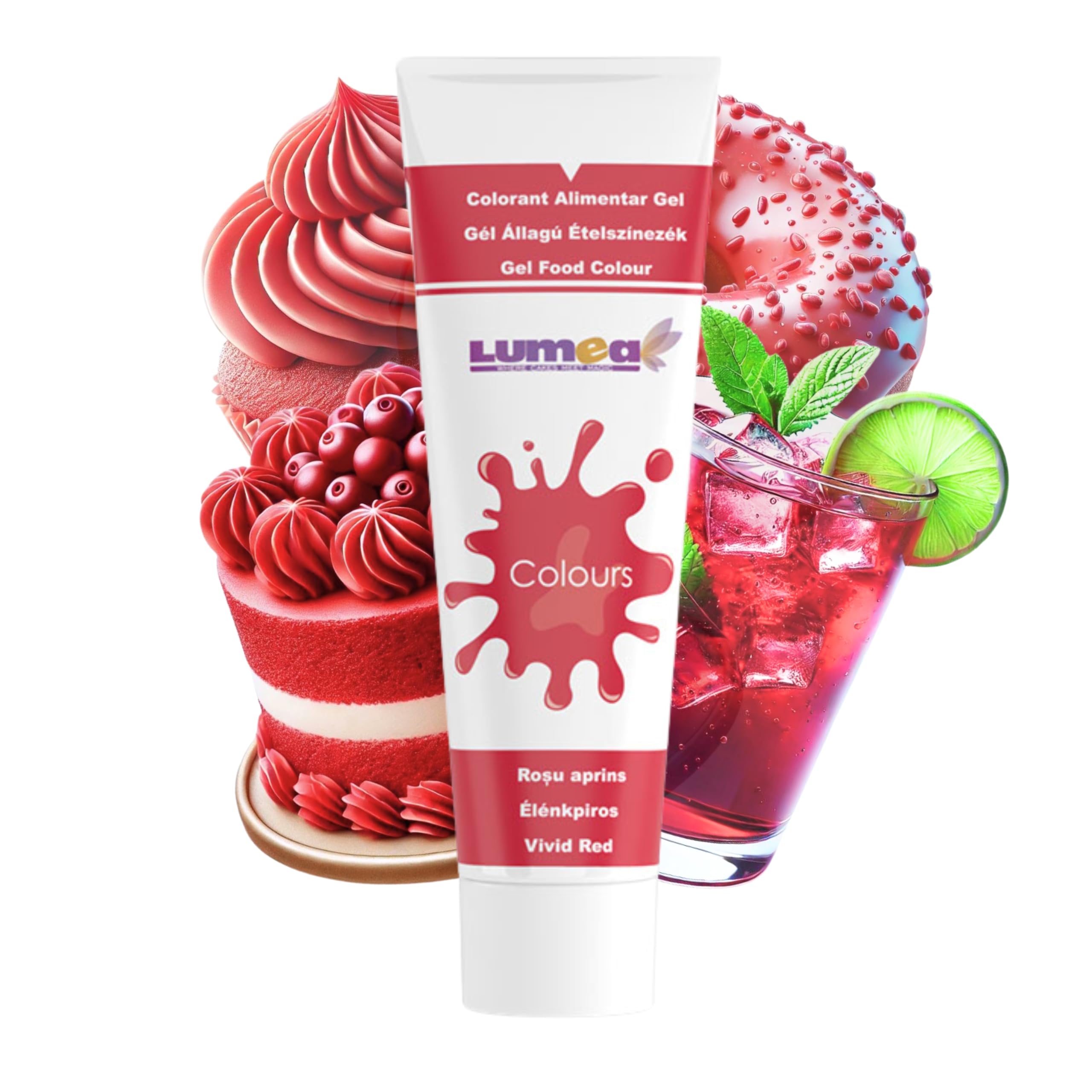 Dekozauber24 Lebensmittelfarbe Rot, Gel, 30g, vegan, zuckerfrei, hochkonzentrierte, rote Lebensmittelfarbe für Fondant, Buttercreme, Getränke und mehr Lebendiges Rot Angebot bei HelloDeals
