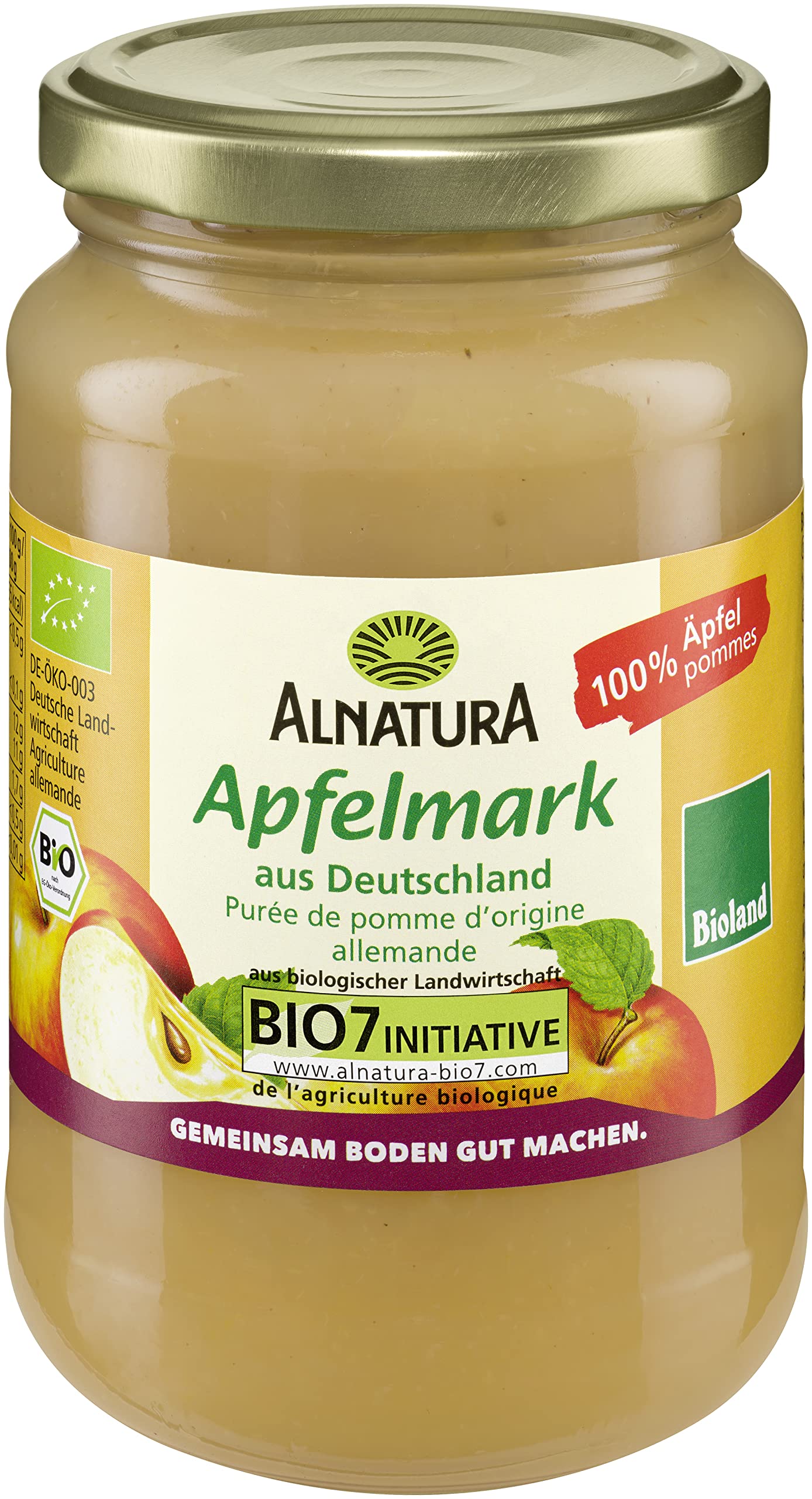 Alnatura Bio Apfelmark, Vegan, 360g Angebot bei HelloDeals