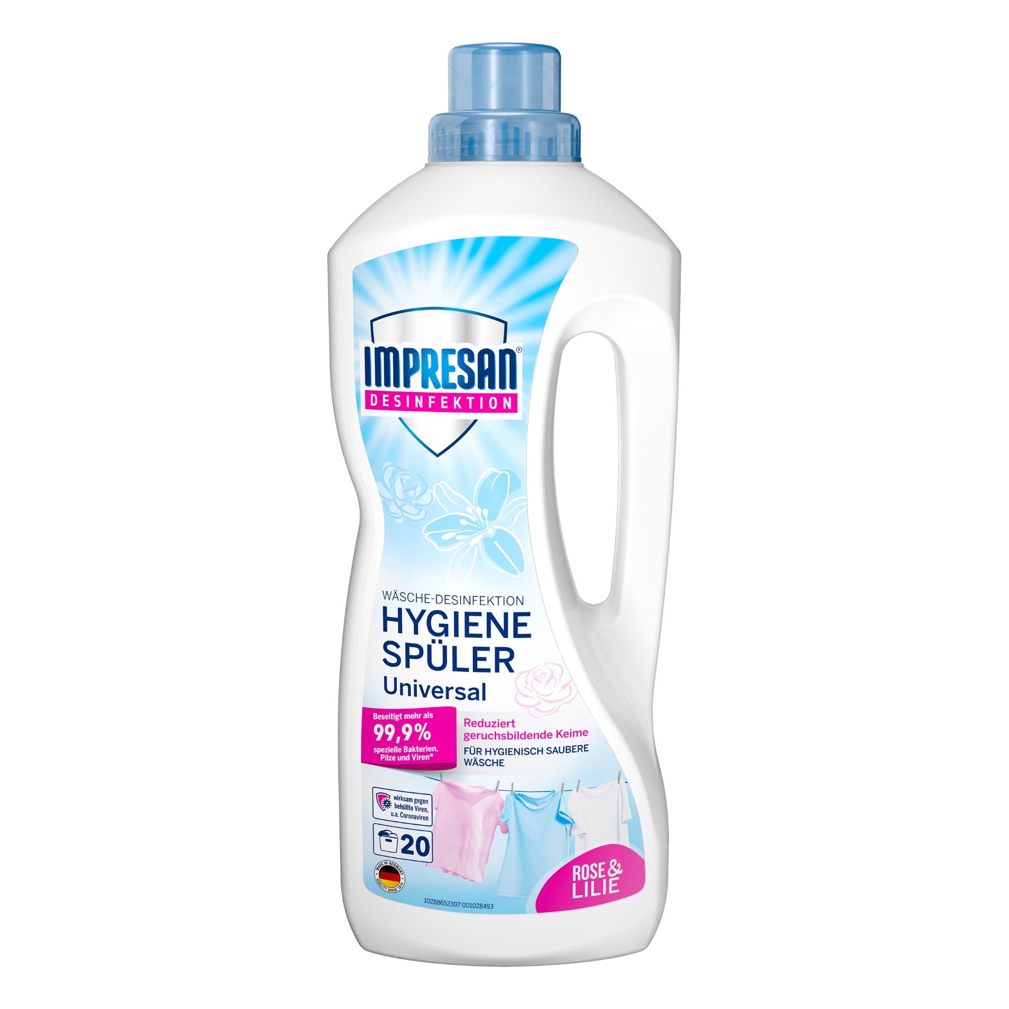 IMPRESAN Hygiene-Spüler Universal | Wäschedesinfektion für hygienisch reine Wäsche | Effektiv gegen Bakterien, Pilze & Viren | 1500 ml 1.5 l (1er Pack) Angebot bei HelloDeals