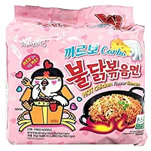 Samyang Hot Chicken Flavour Ramen Carbonara 130g (10Stück) Angebot bei HelloDeals