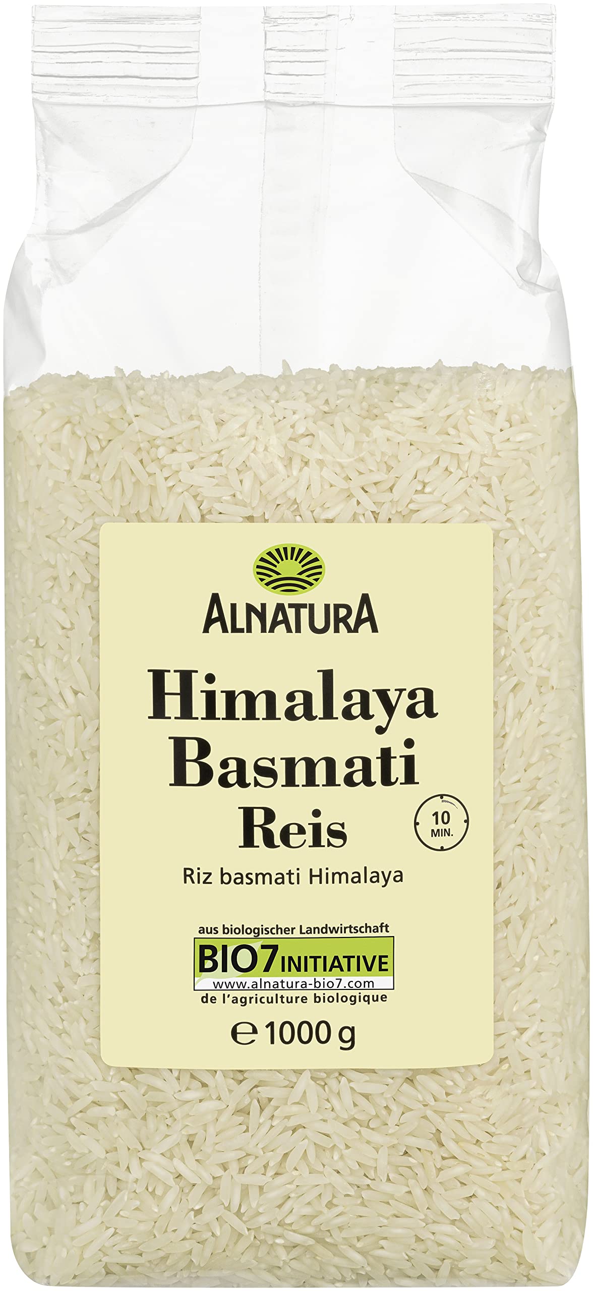 Alnatura Bio Himalaya Basmatireis weiß, 1kg Angebot bei HelloDeals