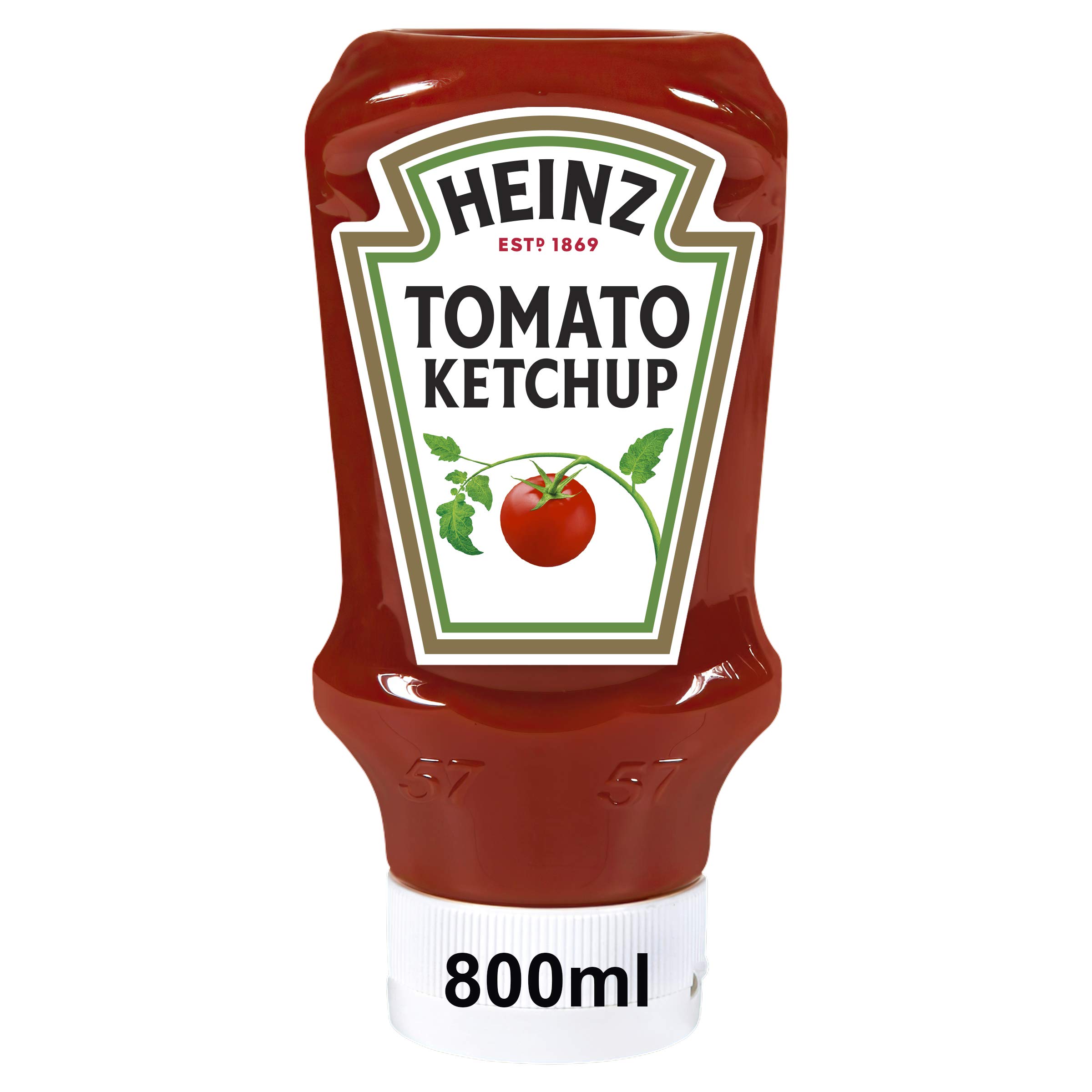 Heinz Tomato Ketchup, Kopfsteherflasche, 1er Pack (1 x 800 ml) Angebot bei HelloDeals