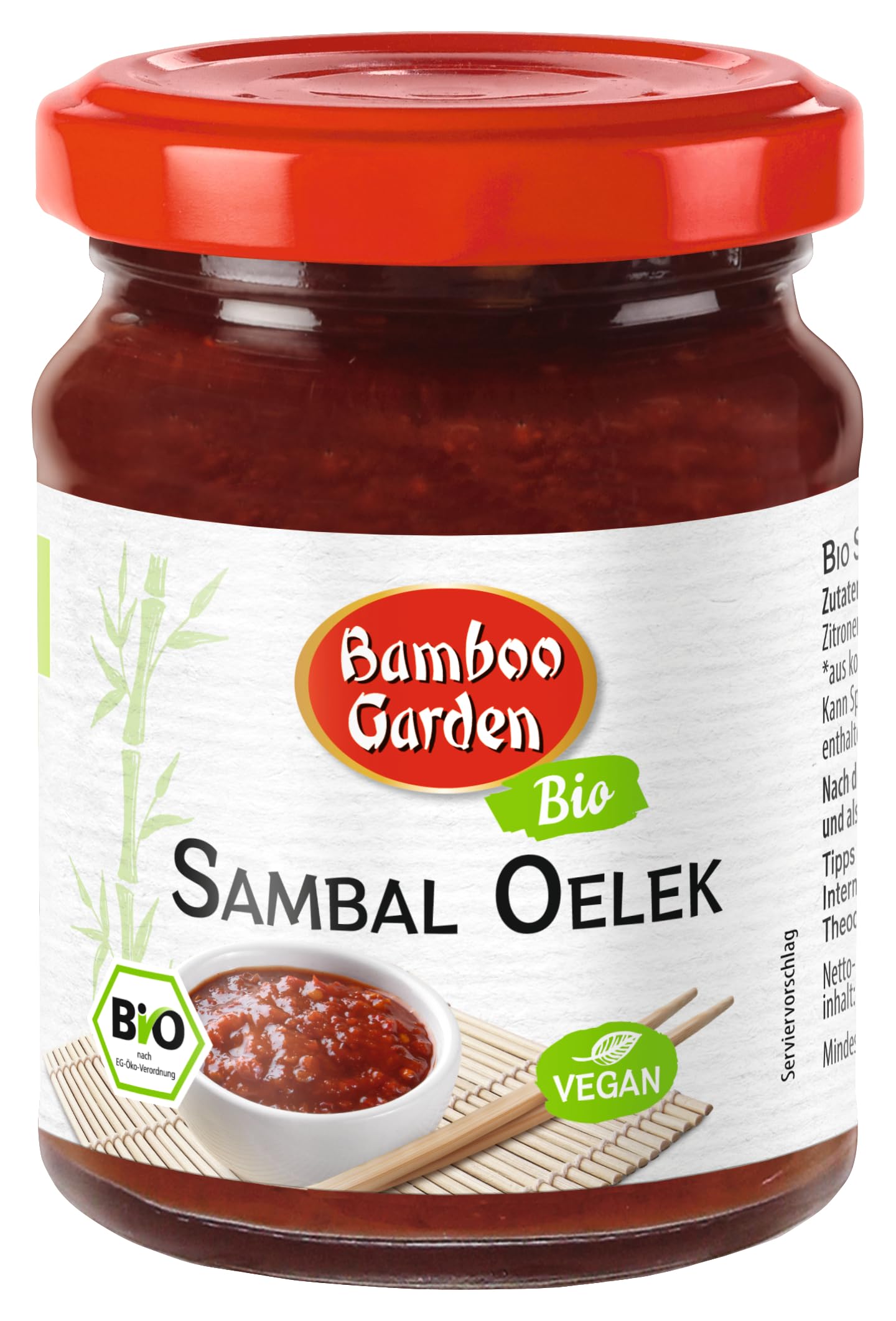 Bamboo Garden Bio Sambal Olek, 125 g (Verpackungsdesign kann abweichen) 125 g (1er Pack) Angebot bei HelloDeals
