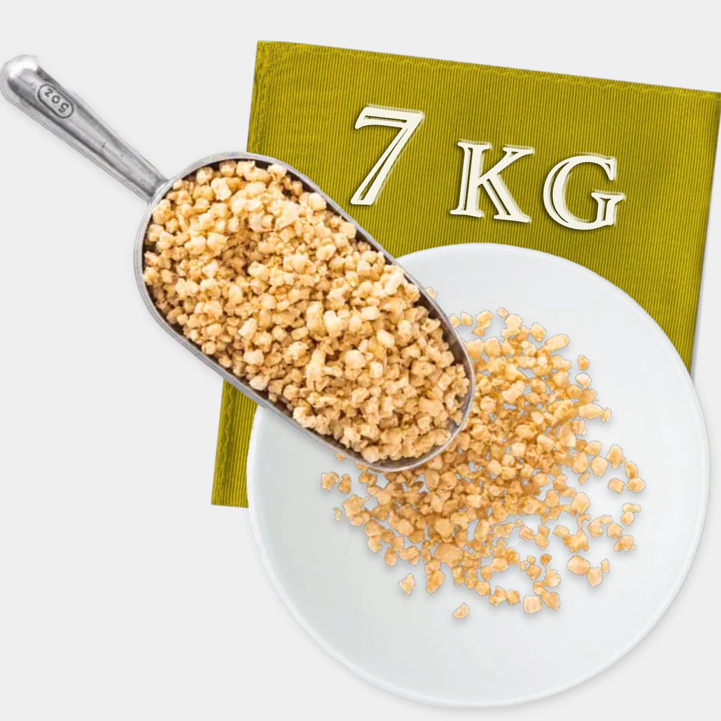 7kg Vorrat - Erbsenprotein Schnetzel - Veganer Fleischersatz ohne Soja - aus europäischen Erbsen - Vorteilspack - Erbsenschnetzel - veganes hack - Protein Chunks Angebot bei HelloDeals