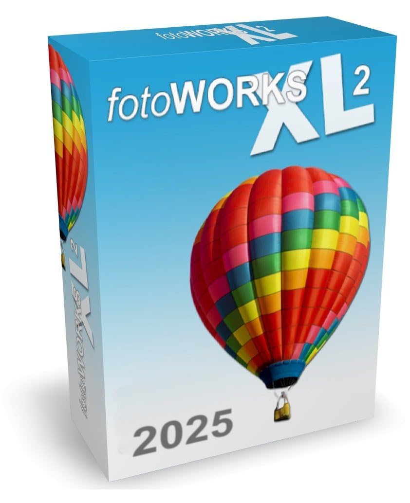 Fotoworks XL 2 (2025er Version) Bildbearbeitungsprogramm zur Bildbearbeitung in Deutsch - umfangreiche Funktionen, sehr einfach zu bedienen, kinderleicht Fotos bearbeiten im Fotobearbeitungsprogramm Angebot bei HelloDeals