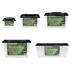 Terra Exotica Fauna Box in 5 Größen erhältlich (Large 37 x 22 x 24,5 cm) Transportbox/Quarantäneterrarium für z.B. Reptilien, Amphibien, Kaninchen, Mäuse, Vögel - Terrarium Angebot bei HelloDeals