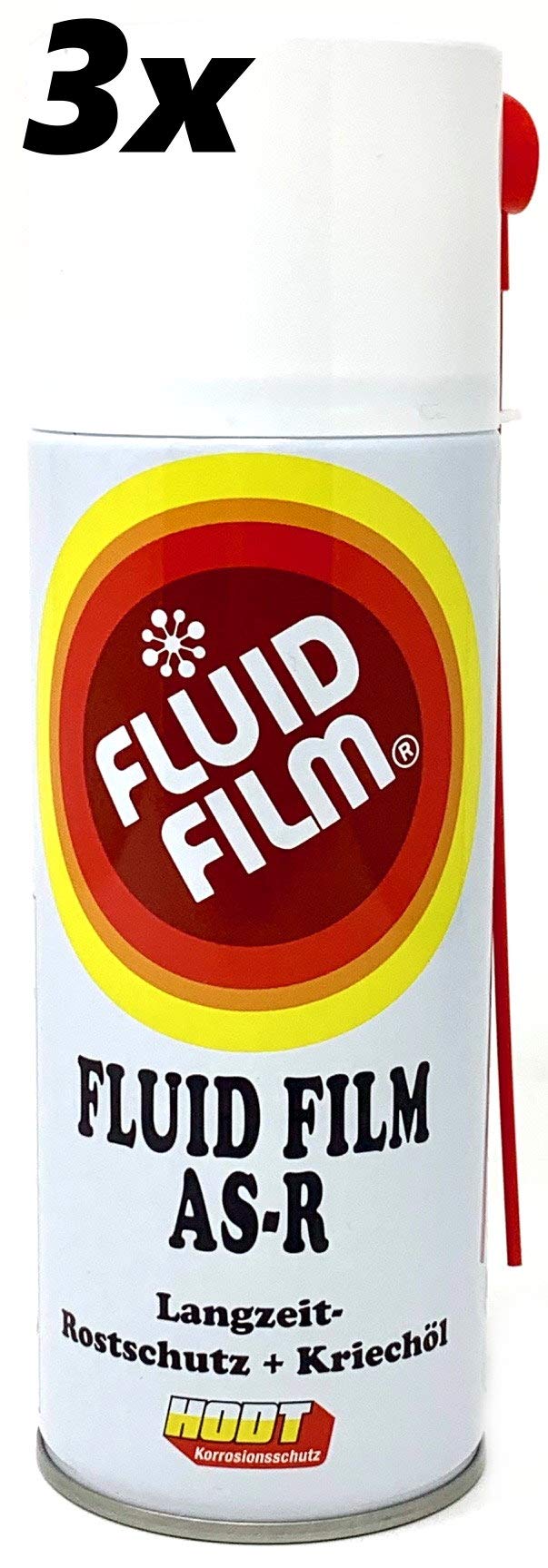 3x Fluid Film AS-R 400 ml Sprühdose + 1 Sonde 60cm Set Angebot bei HelloDeals