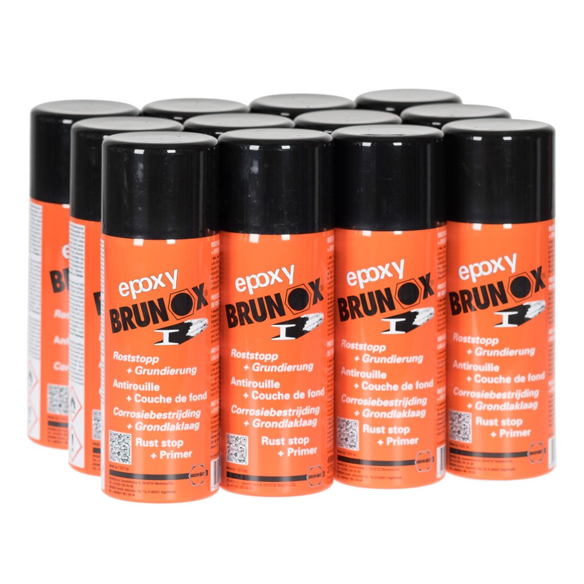 12 x 400ml Brunox Epoxy Rostumwandler Rostschutz Grundierung Anti Rost Angebot bei HelloDeals
