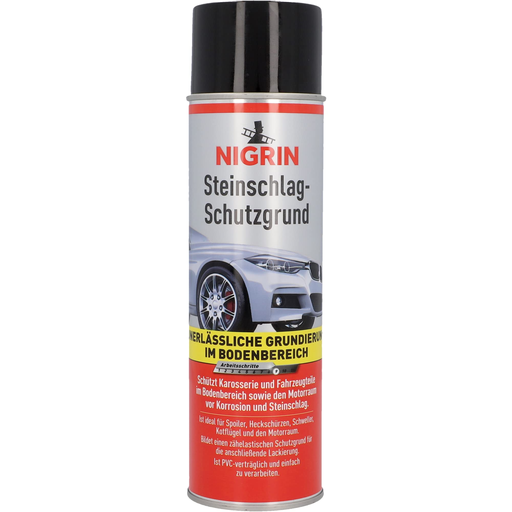 NIGRIN Steinschlagschutzgrund, einfache Verarbeitung, verlässliche Grundierung, 500 ml Angebot bei HelloDeals