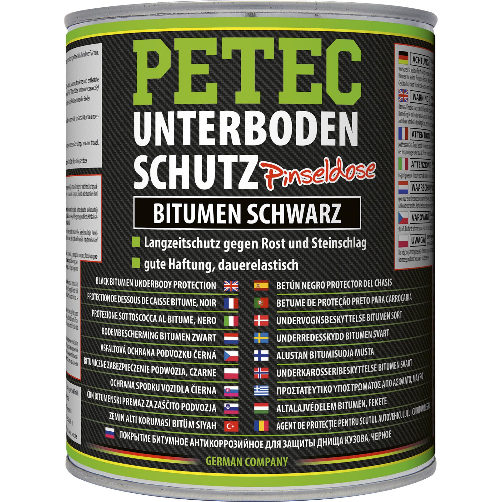 PETEC Unterbodenschutz Bitumen Pinseldose 1000 ml - 73100 Angebot bei HelloDeals