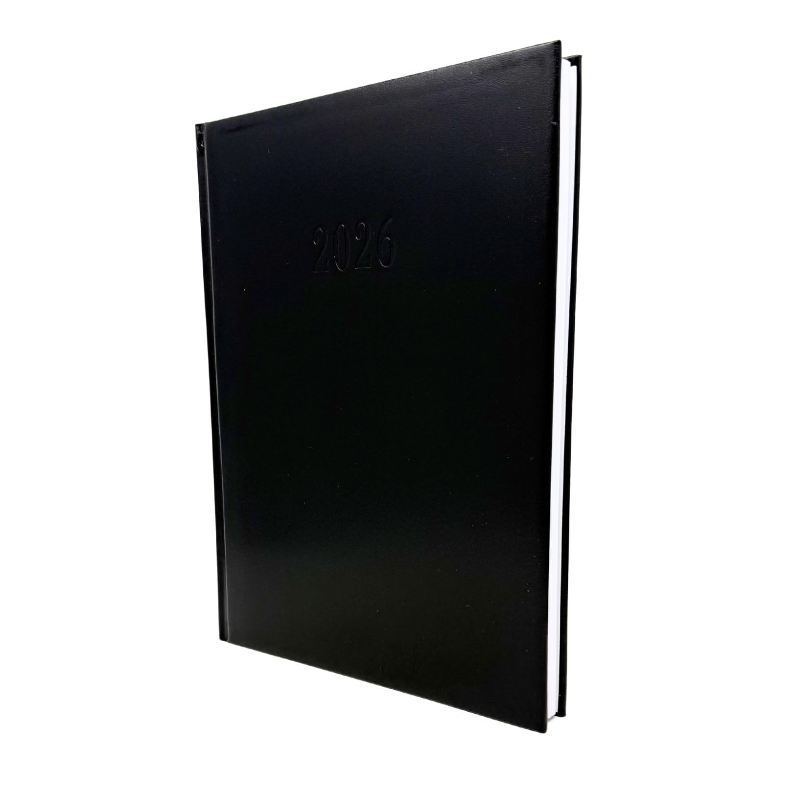 Buchkalender XL 2026 Wochenplaner Wochenkalender Chefplaner 1 Woche auf 2 Seiten 26,7 x 19,5 cm, Farbe:Schwarz Angebot bei HelloDeals