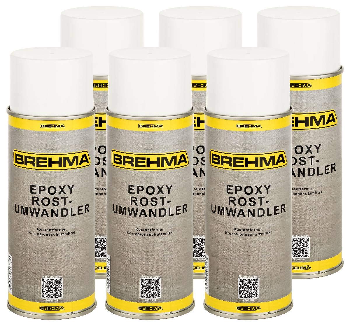 BREHMA 6X Epoxy Rostumwandler 400ml Spraydose Rostentferner Rostschutz Roststopp Angebot bei HelloDeals