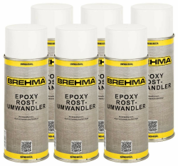BREHMA 6X Epoxy Rostumwandler 400ml Spraydose Rostentferner Rostschutz Roststopp Angebot bei HelloDeals