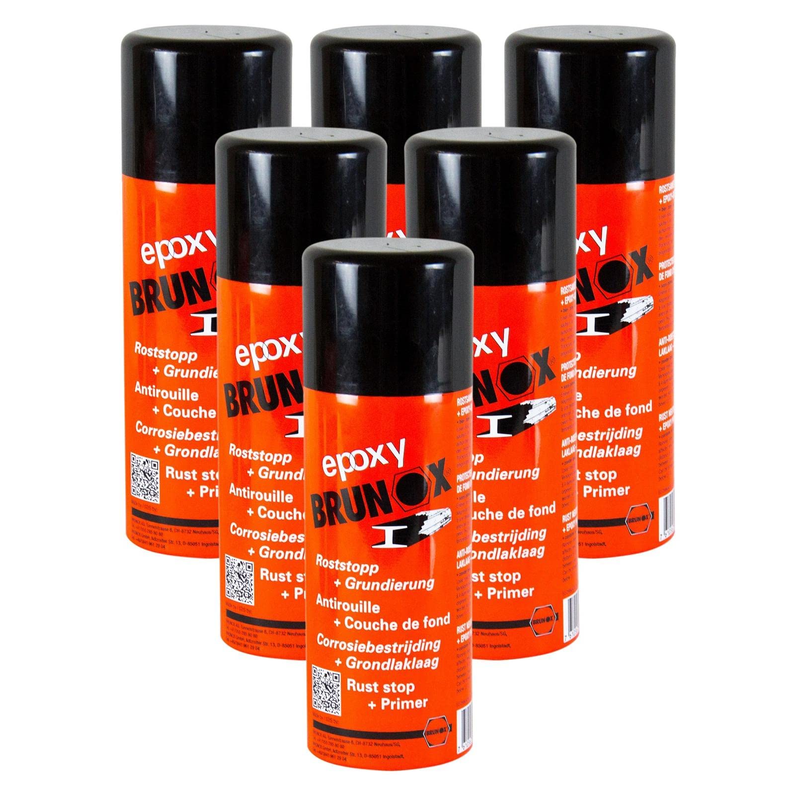 Brunox 6X Epoxy Rostumwandler Rostschutz Roststopp Grundierung Grundierer 400 ml Angebot bei HelloDeals