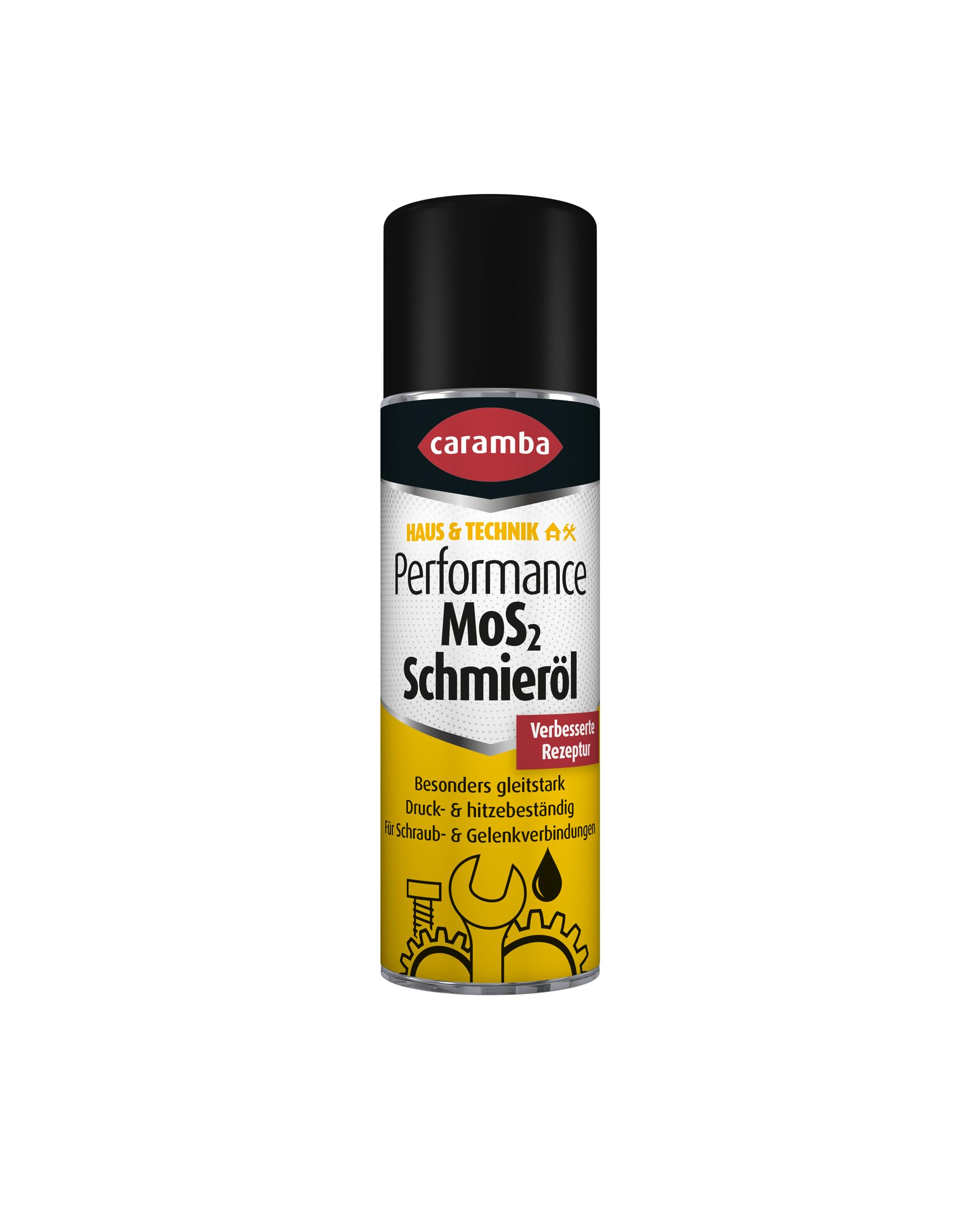Caramba Performance MoS2 Schmieröl, Rostlöser und Multifunktionsöl für Schraub- und Gelenkverbindungen, Korrosionsschutz, Hitzebeständig, 300 ml Angebot bei HelloDeals