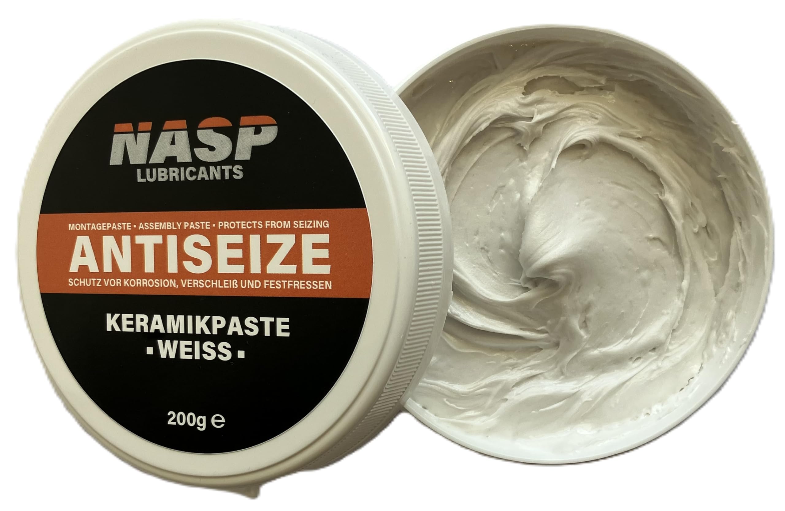 NASP Keramikpaste Anti-Seize metallfreie Montagepaste hitzebeständig gegen Korrosion Festfressen (200, Gramm) 200 Gramm Angebot bei HelloDeals