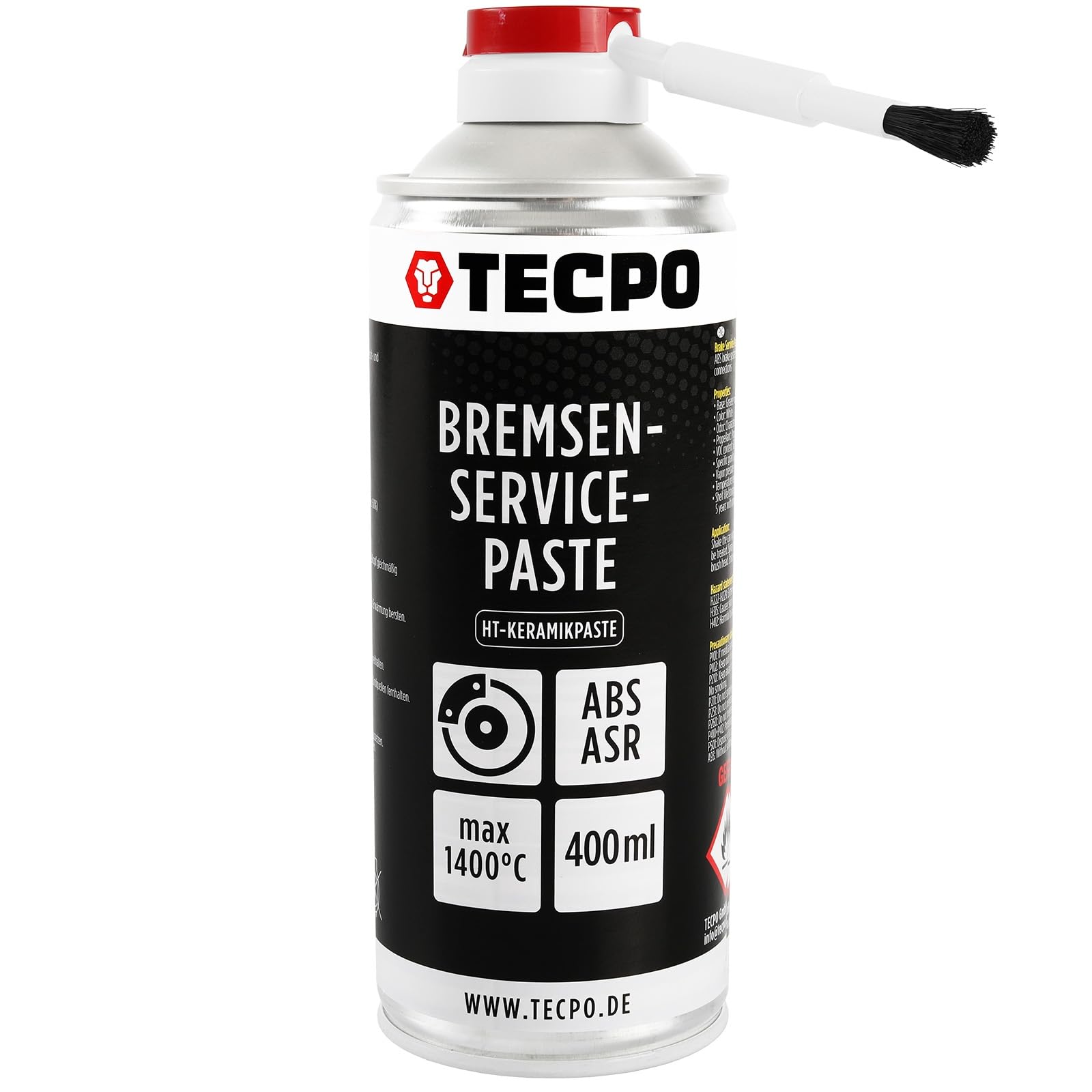 TECPO Hochtemperatur Multimontagepaste, 400ml Hochbelastbarer Dauerschmierstoff für die Bremsscheiben Bremsenpaste Anti-Quietsch-Paste Bremsen Schmierpaste Keramikpaste Kupferpaste 1x 400 ml Angebot bei HelloDeals