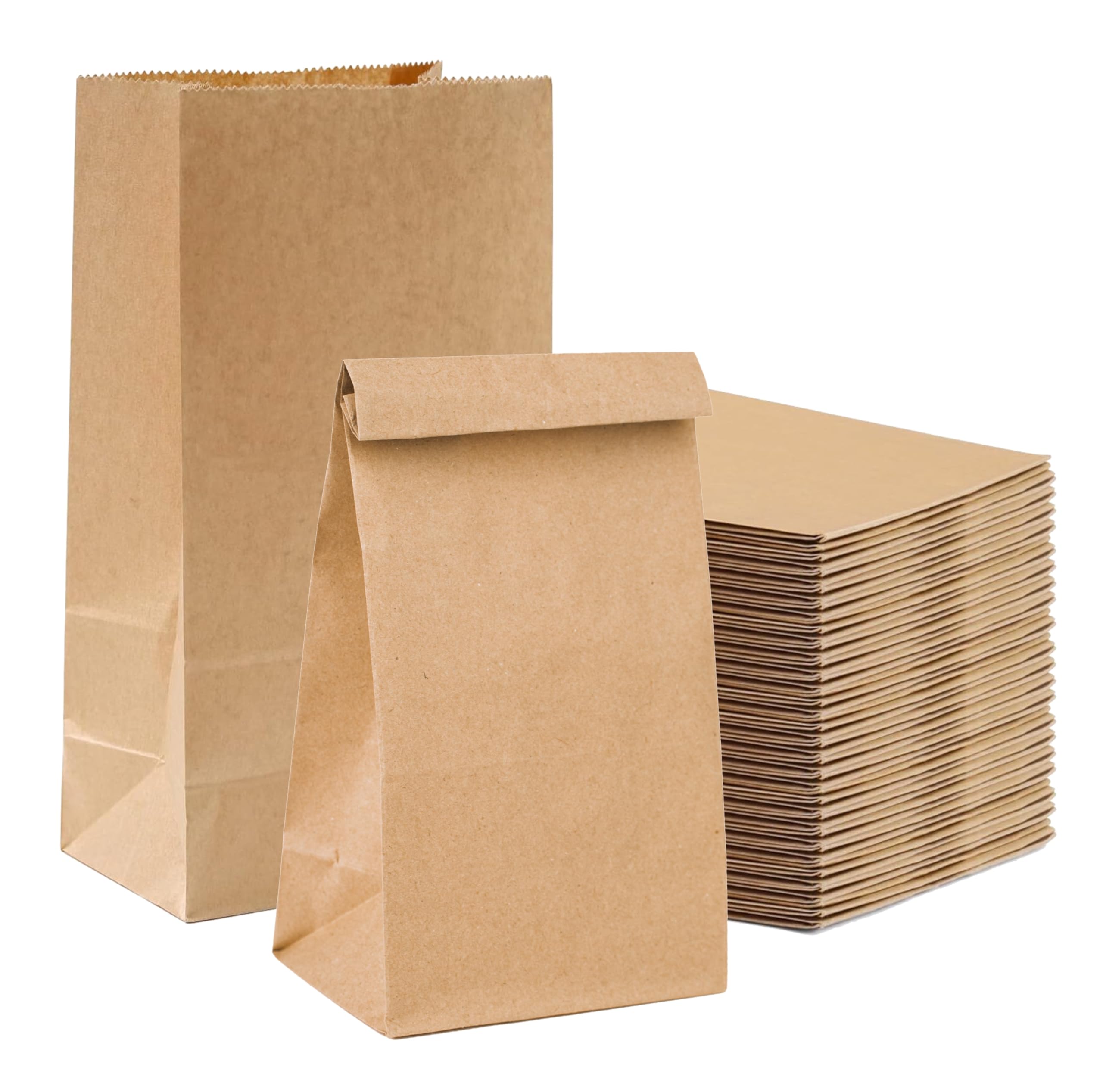 50x Kraftpapiertüten - EXTRA STARK - nachhaltige braune Beutel 21 x 14 cm - Kraftpapierbeutel als DIY Adventskalender - Ostern & Weihnachten & Advent - zum befüllen Angebot bei HelloDeals