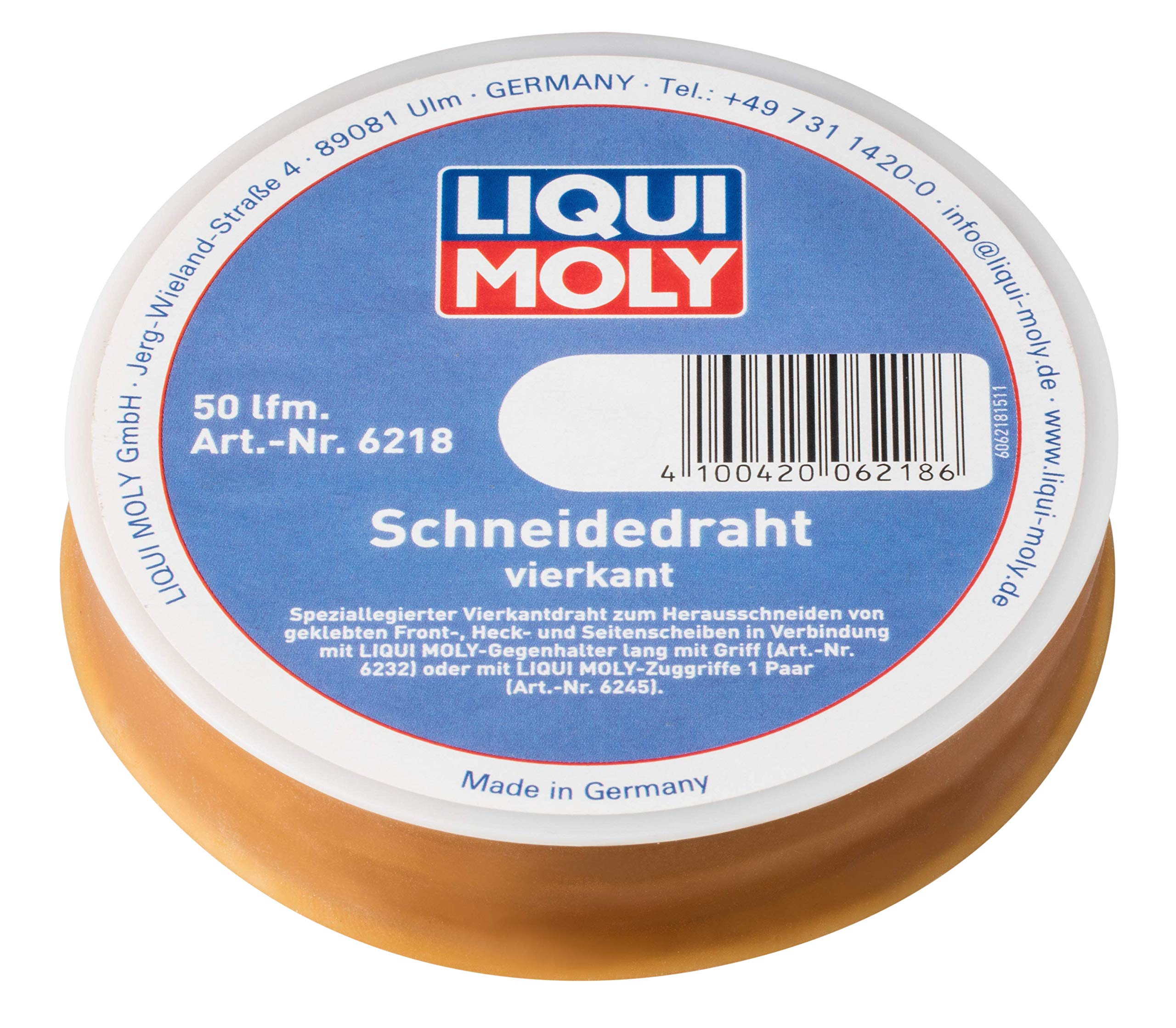 LIQUI MOLY Schneidedraht vierkant | 1 Stk | Klebstoff | Art.-Nr.: 6218, silber Single Angebot bei HelloDeals