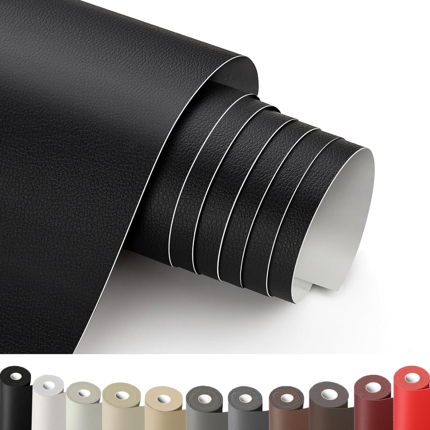 Leder Reparatur Set Schwarz, 30 x 100 cm Kunstleder Selbstklebend, Lederflicken Selbstklebend, Kunstleder Reparaturset, Leder Patch für Sofa, Möbel, Autositze, Jacken, Handtaschen. 30 X 100 cm(Litschi Körner) Schwarz-Litschi Körner Angebot bei HelloDeals