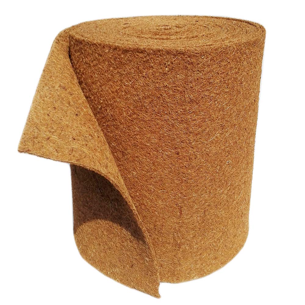 MW.Shop.24 Kokosmatte 100% Biologisch Winterschutz für Pflanzen Kälteschutz in 25cm / 50cm / 75cm /100cm (Breite) - (Meterware) Garten (25cm x 1m) Angebot bei HelloDeals