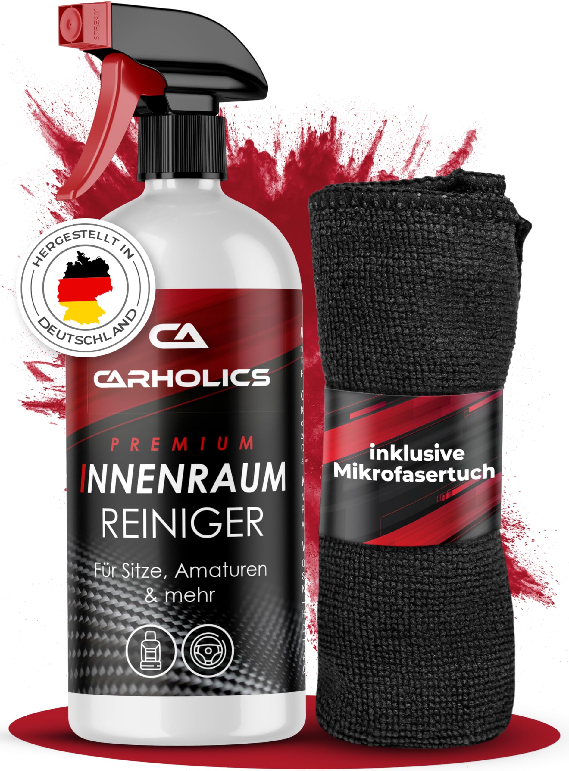 Golden Bull® Kunstleder Reiniger & Kunstleder Pflege 500ml [VEGAN - OHNE Chemie] Kunstlederreiniger für Auto, Sofa & Couch Reinigung - Natürliches Kunstleder-Pflegemittel mit Farbauffrischung Farblos Kunstleder Reiniger&Pflege 500ml Angebot bei HelloDeals