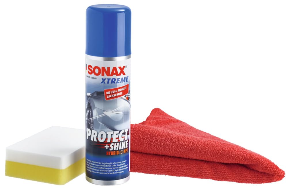 SONAX XTREME Protect+Shine (210 ml) wachsfreie Hochglanz-Versiegelung für alle neuen, neuwertigen und mit Politur vorbehandelten Lacke | Art-Nr. 02221000 210 ml (1er Pack) Single Angebot bei HelloDeals