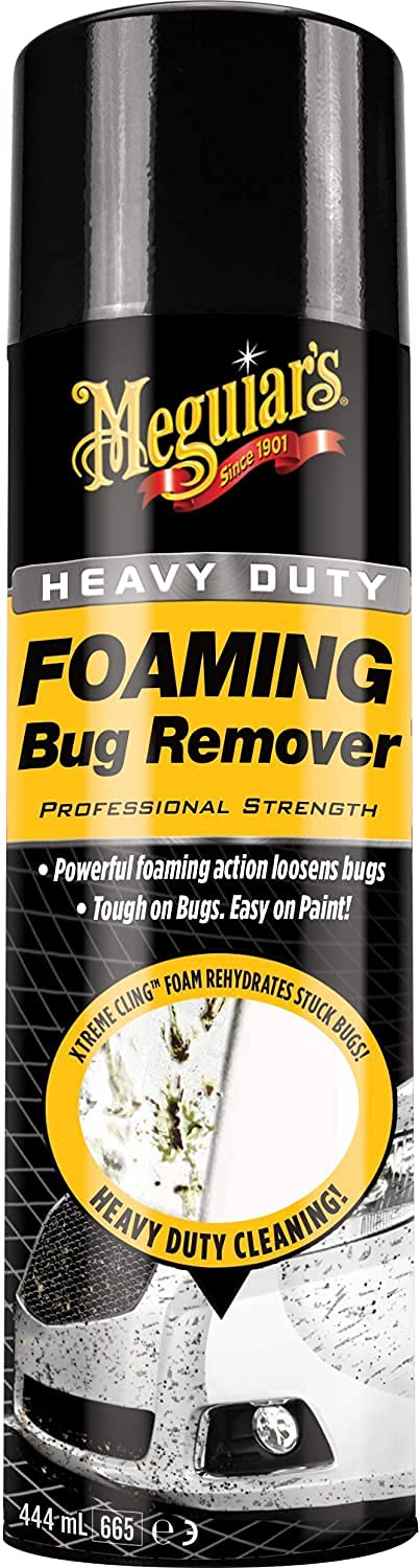 Meguiar's Insektenentferner Auto - Lackschonende einfache Reinigung von Insektenrückständen - Schaum mit langer Haftwirkung, Heavy Duty Foaming Bug Remover G180515EU, 444ml 444 g (1er Pack) Angebot bei HelloDeals