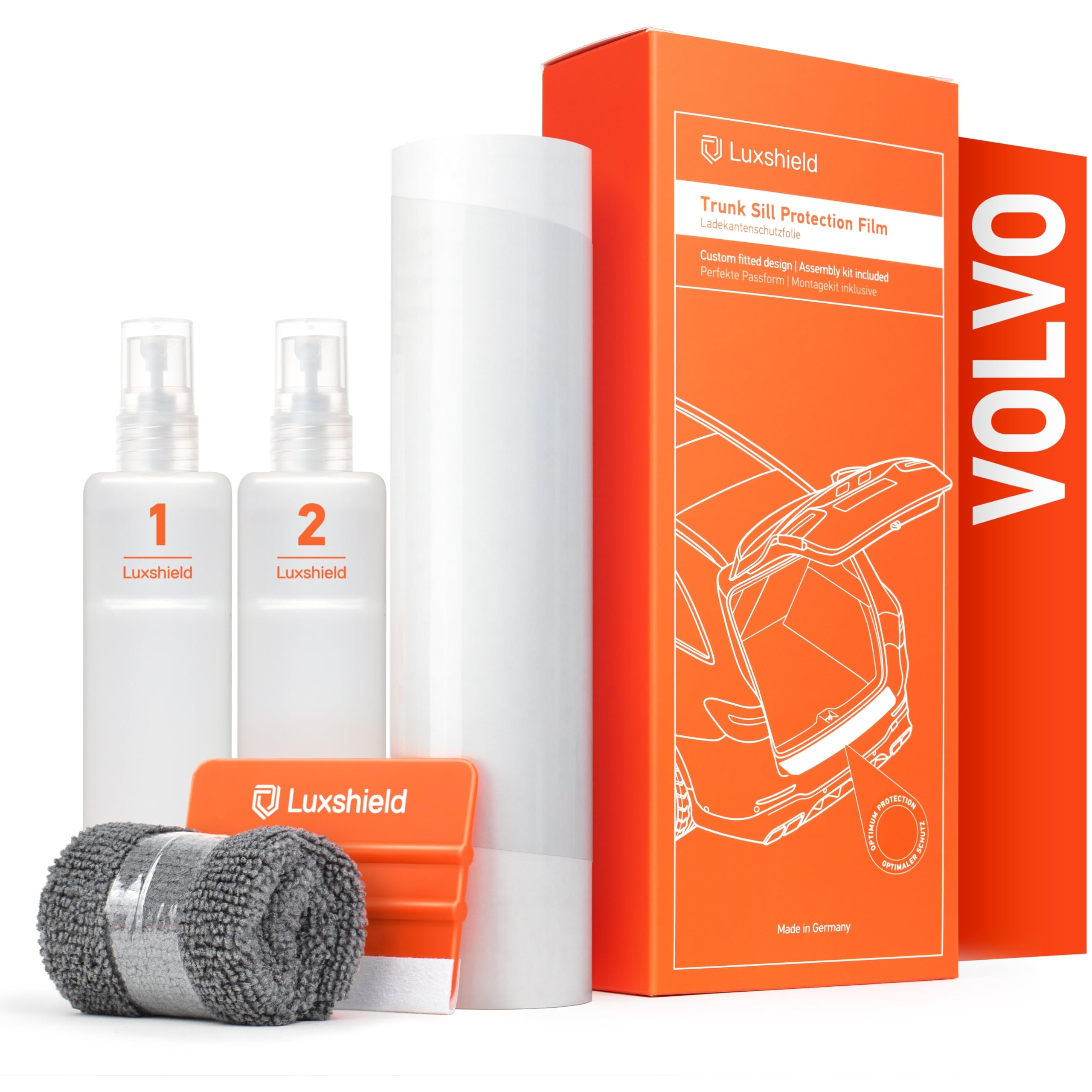 Luxshield Ladekantenschutz Folie für Volvo XC60 2 (II) 246 I 2017-2025 - Stoßstangenschutz, Kratzschutz, Lackschutzfolie - Transparent Transparent glänzend für XC60 2 (II) 246 I 2017 - 2025 Angebot bei HelloDeals