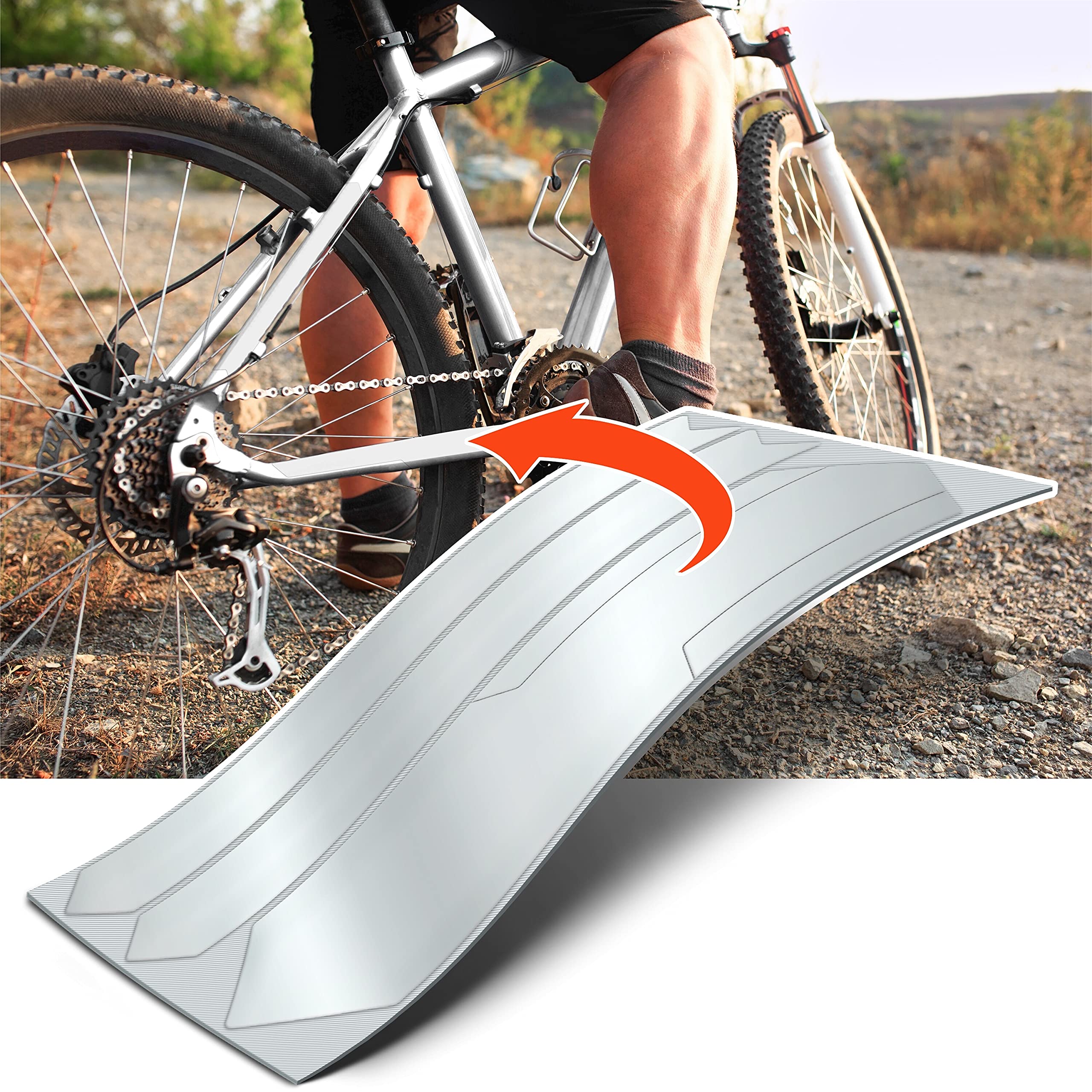 Luxshield Fahrrad Kettenstreben Lackschutzfolie Schutz Set - selbstklebend Universal 1. Transparent glänzend Angebot bei HelloDeals