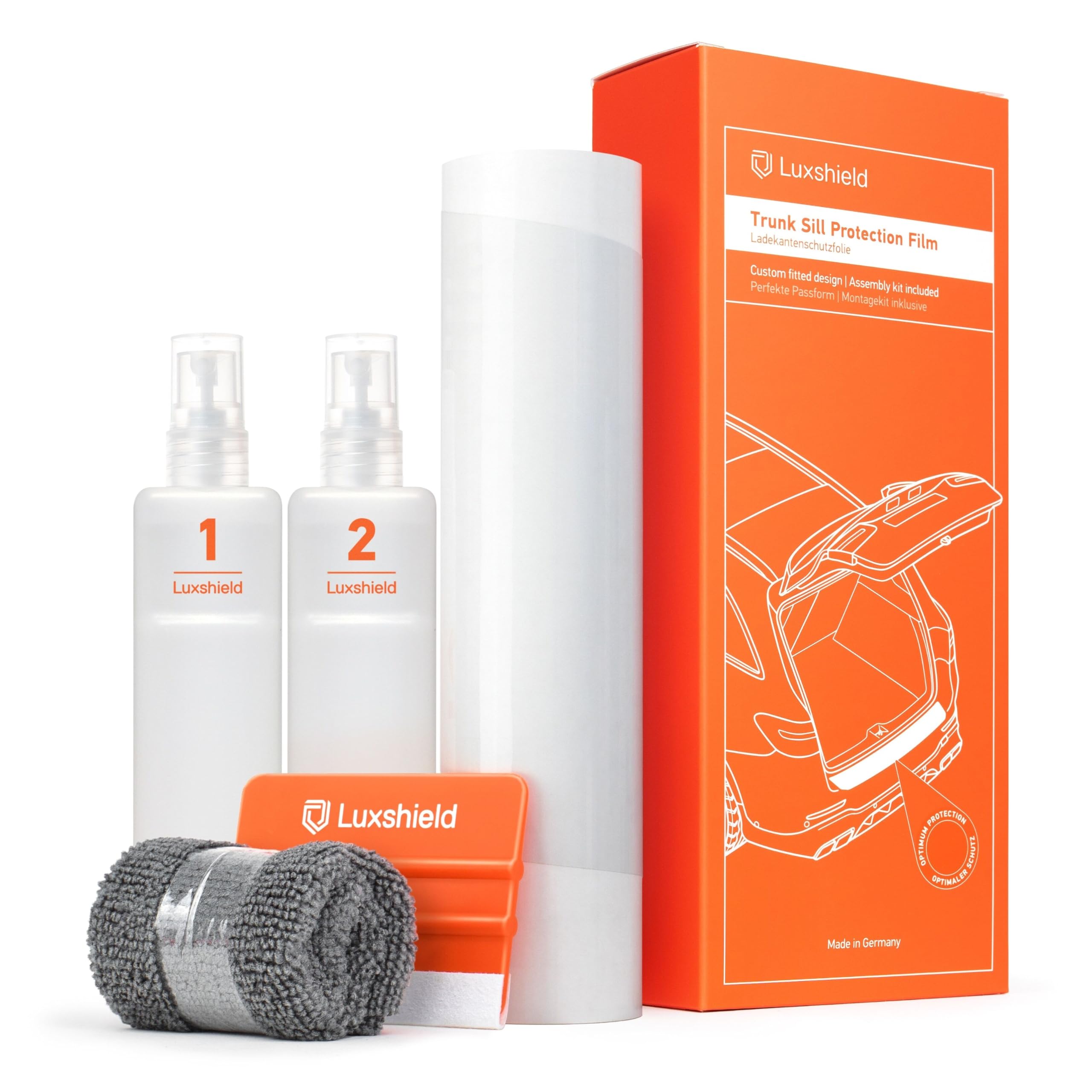 Luxshield Ladekantenschutz Folie für Cupra Born I 2021-2025 - Stoßstangenschutz, Kratzschutz, Lackschutzfolie - Transparent für Born I 2021 - 2024 Transparent glänzend Angebot bei HelloDeals