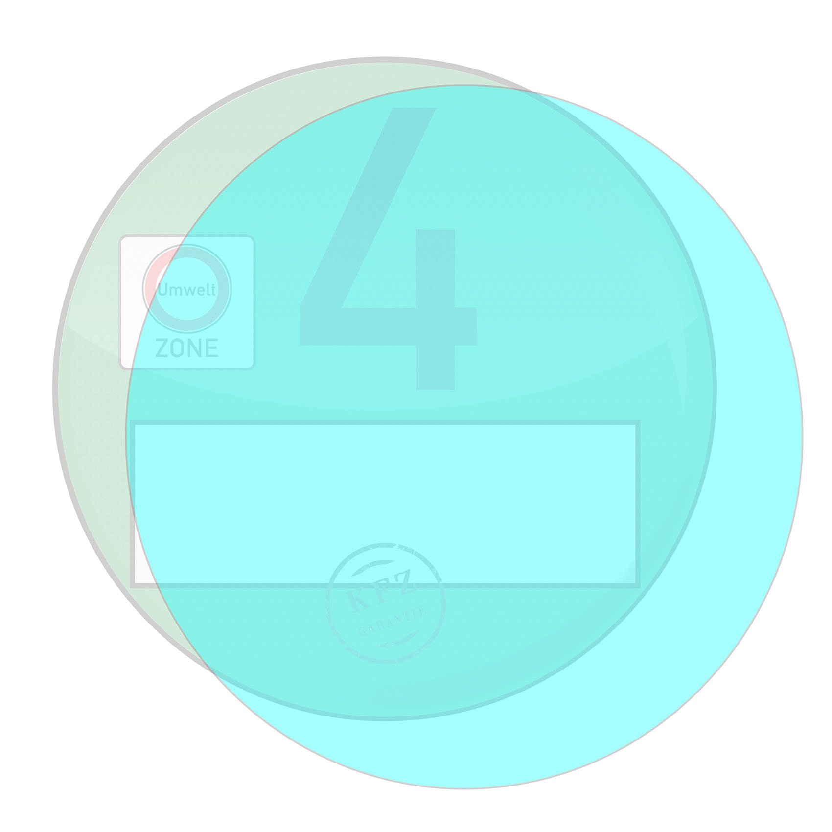 Ablösbare Trägerfolie für Feinstaubplakette von Finest-Folia Umweltplakette Haftfolie Vignette ((K002) 5 x 84mm) Angebot bei HelloDeals