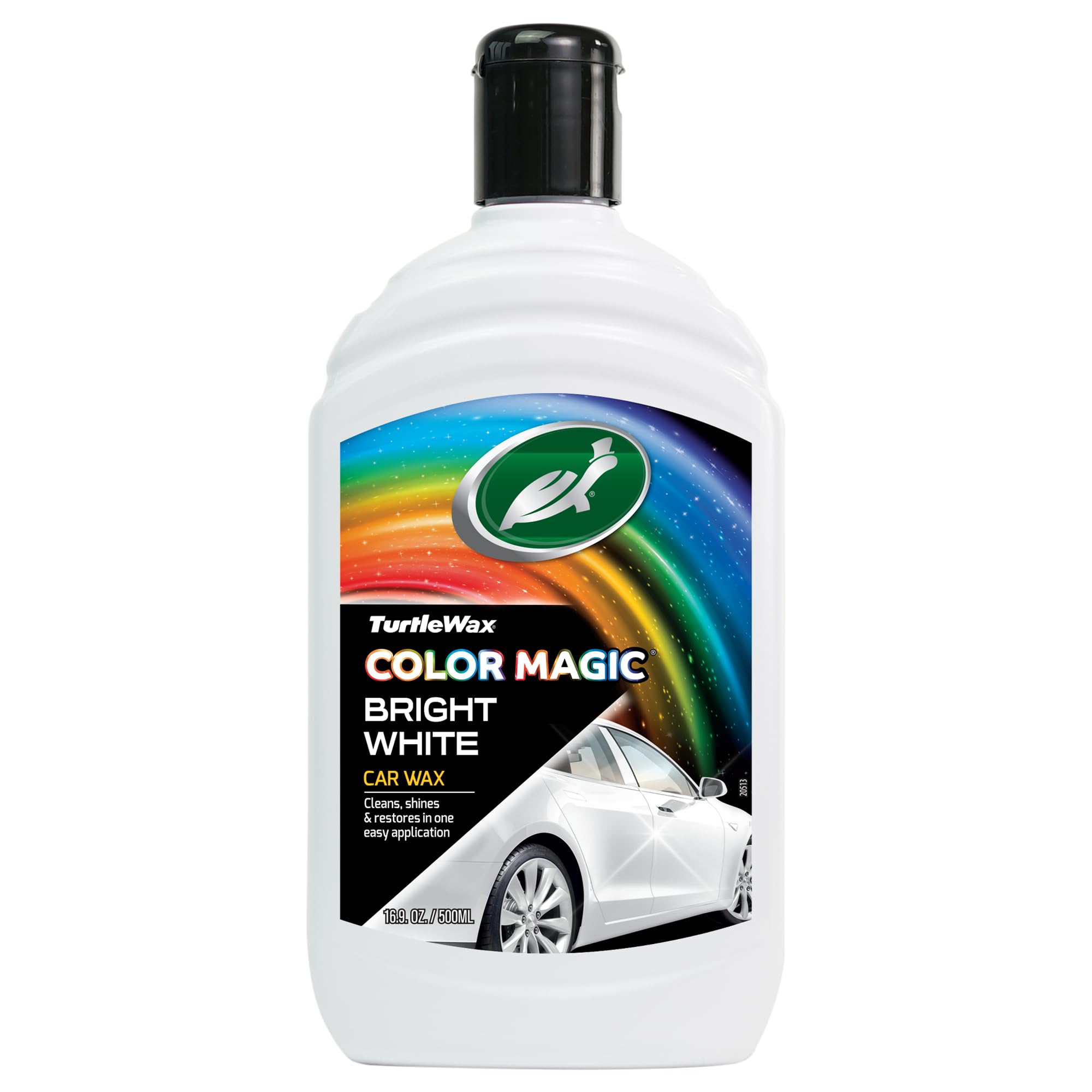 Turtle Wax 52712 Color Magic Autolack-Politur – Stellt Farbe und Glanz wieder her, Weiß, 500 ml FLÜSSIG COLOR MAGIC WEISS Angebot bei HelloDeals